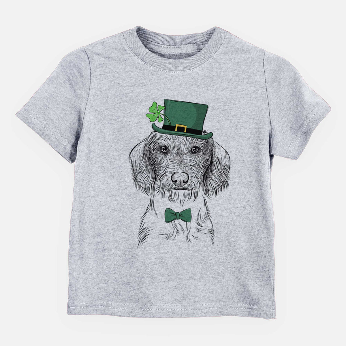 St. Patricks Almond the Wirehaired Dachshund - Kids/Youth/Toddler Shirt