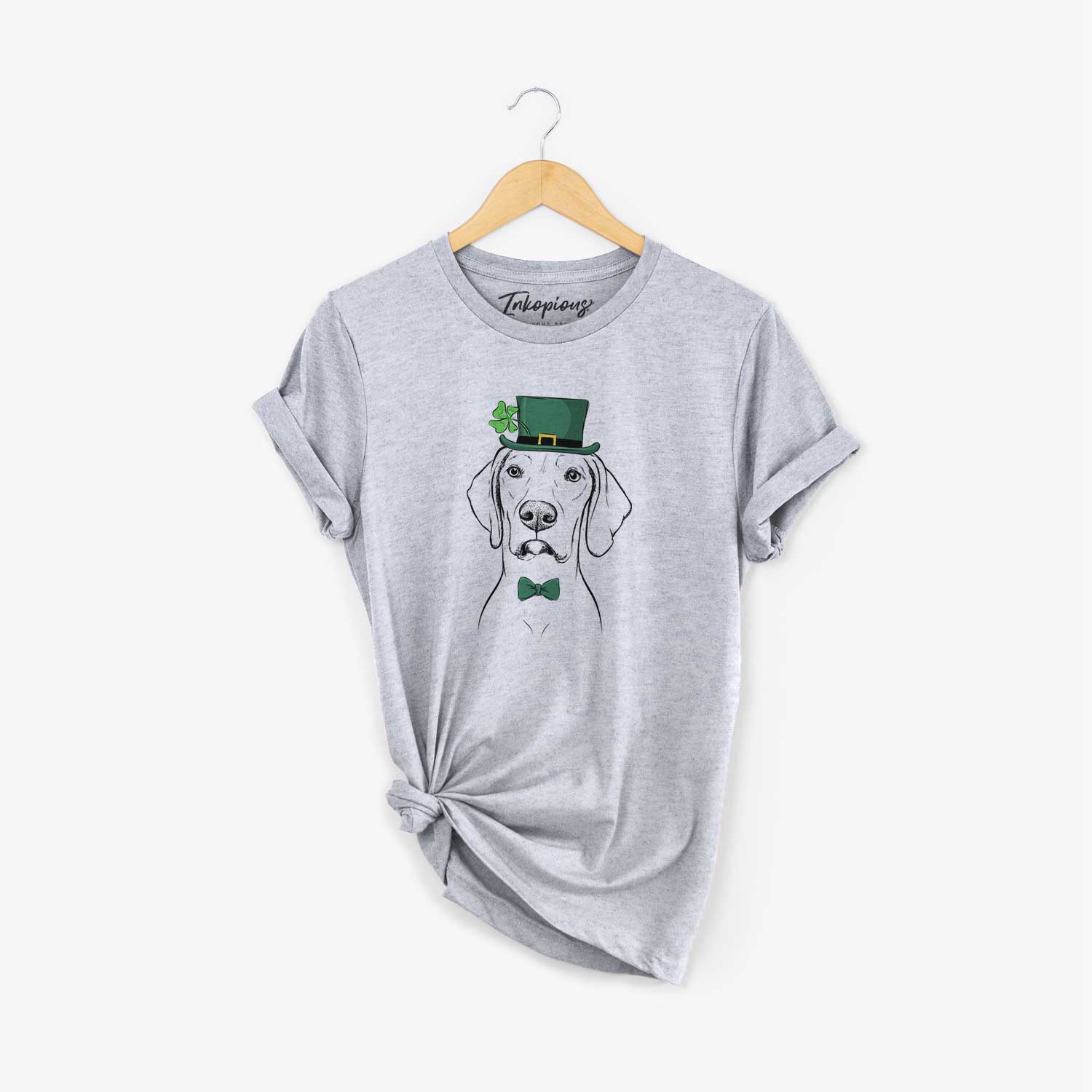 St. Patrick's Almond the Vizmaraner - Unisex Crewneck