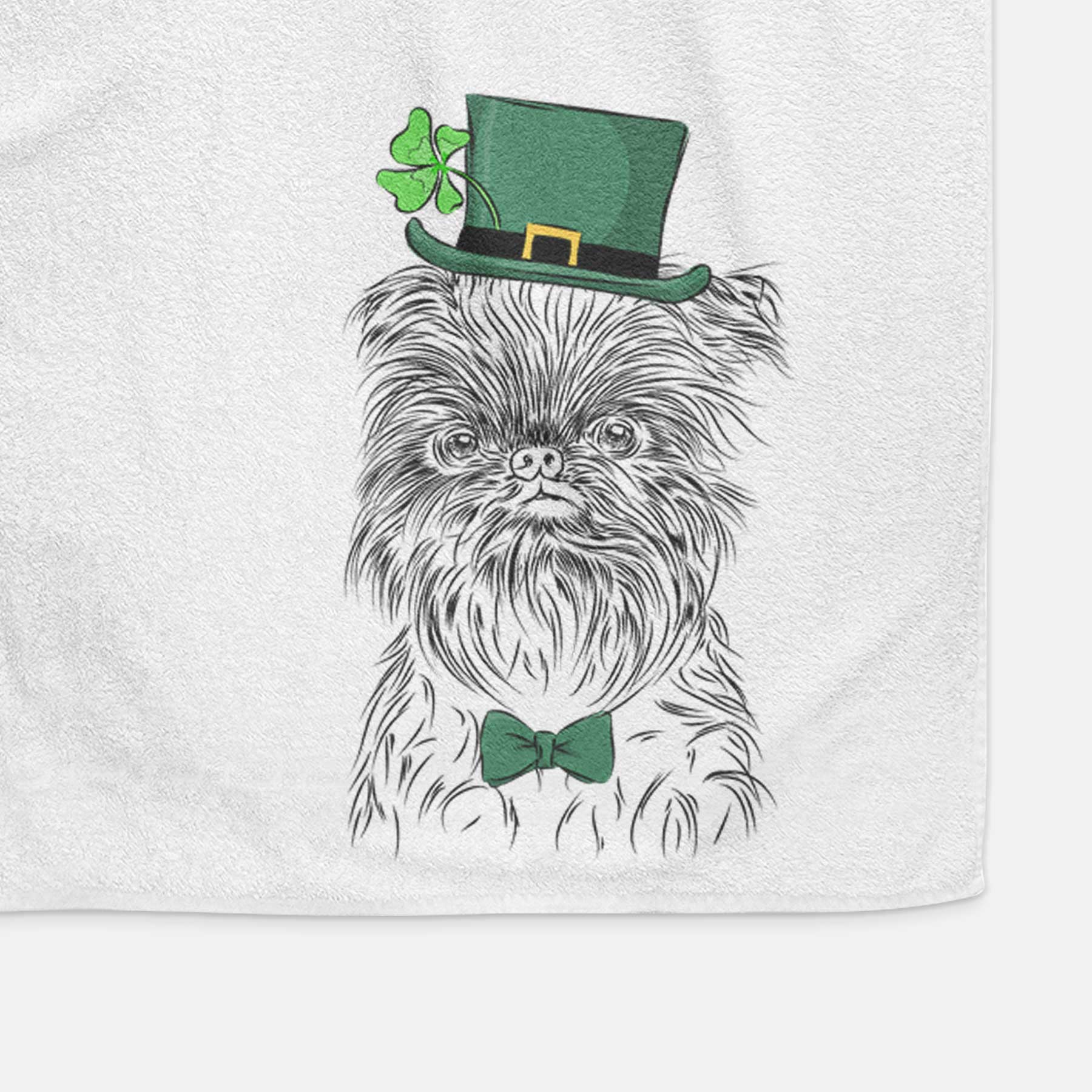 Alo the Brussels Griffon Decorative Hand Towel