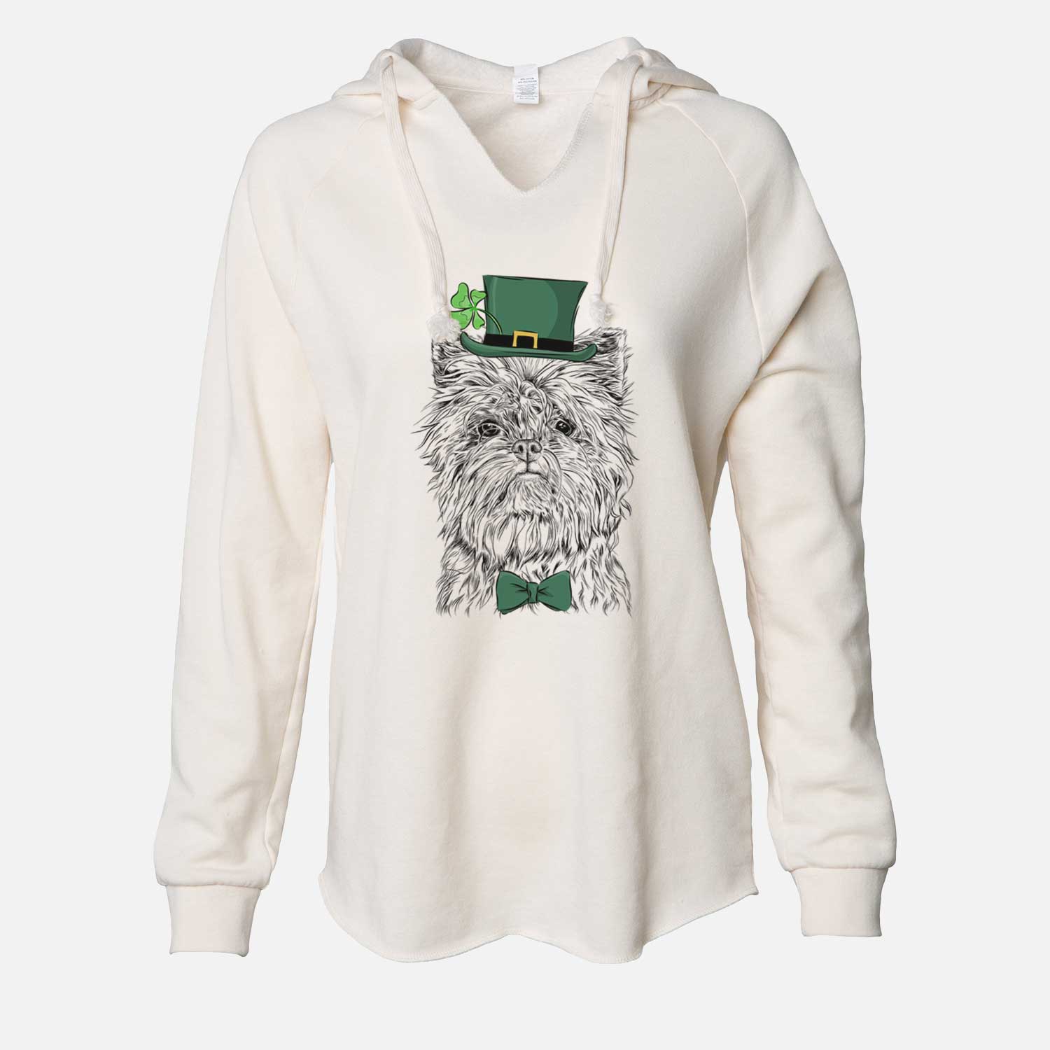 St. Patrick's Alvin the Affenpinscher - Cali Wave Hooded Sweatshirt