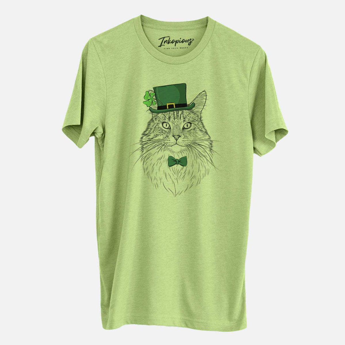 St. Patrick&#39;s Angel the Maine Coon Cat - Unisex Crewneck