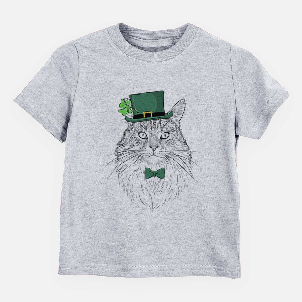 St. Patricks Angel the Maine Coon Cat - Kids/Youth/Toddler Shirt