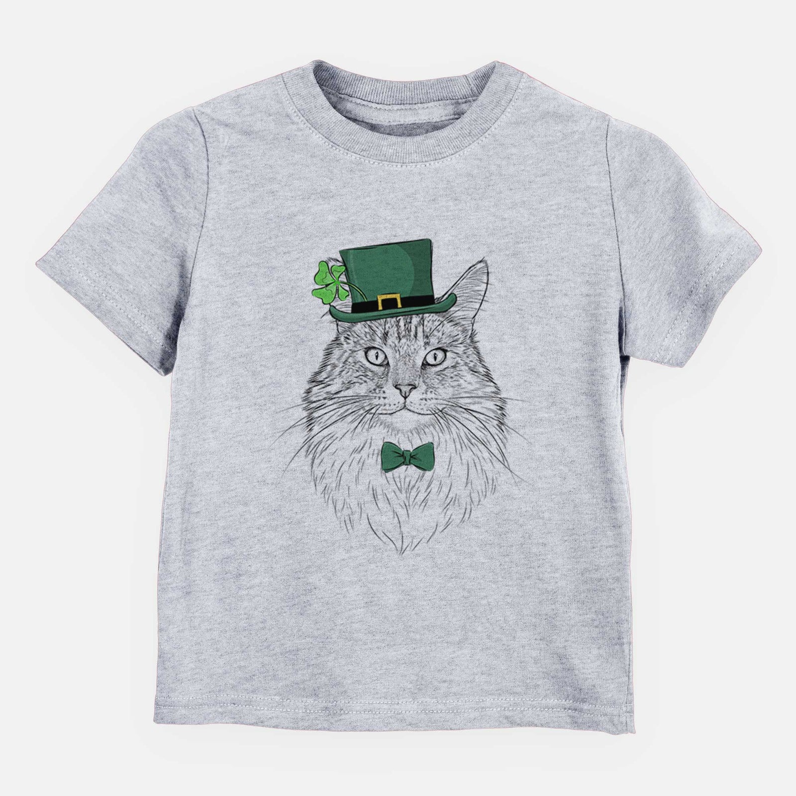 St. Patricks Angel the Maine Coon Cat - Kids/Youth/Toddler Shirt