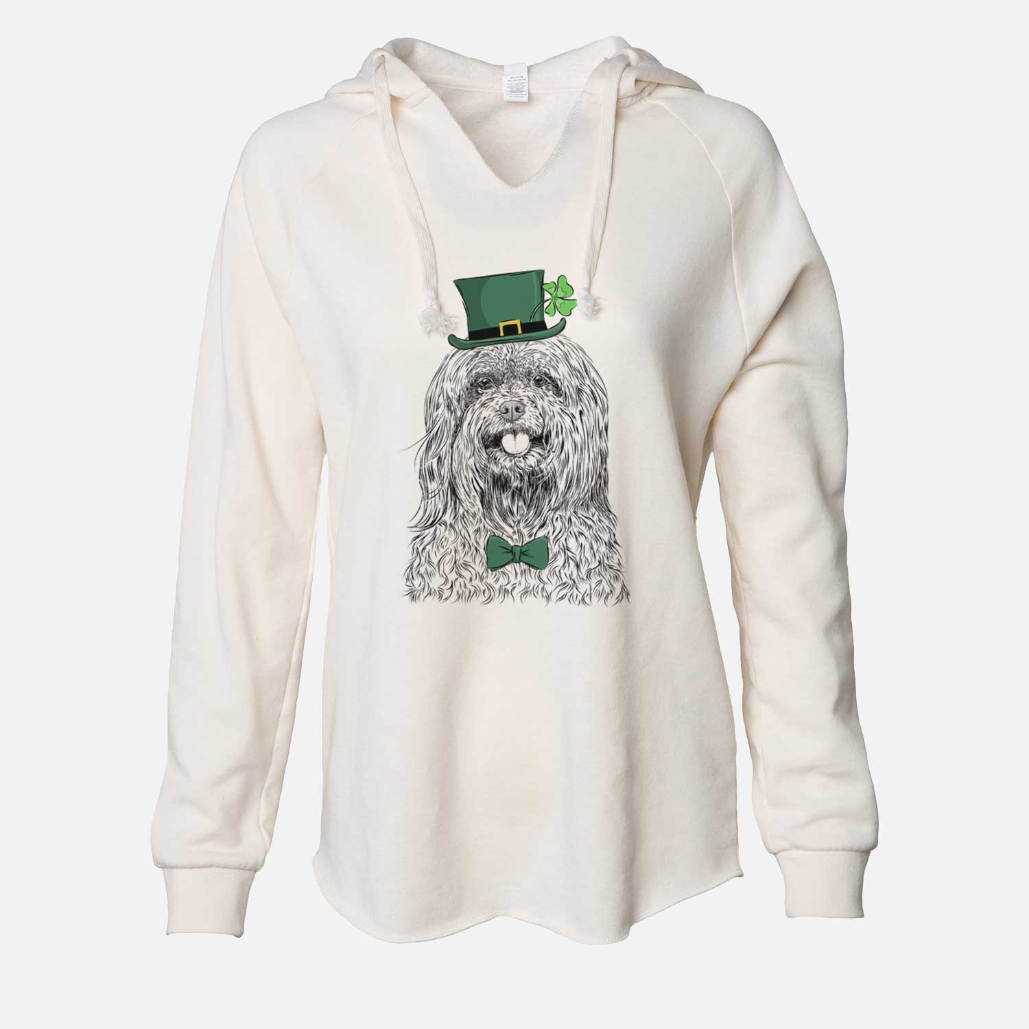 St. Patrick's Annie the Mixed Breed - Cali Wave Hooded Sweatshirt