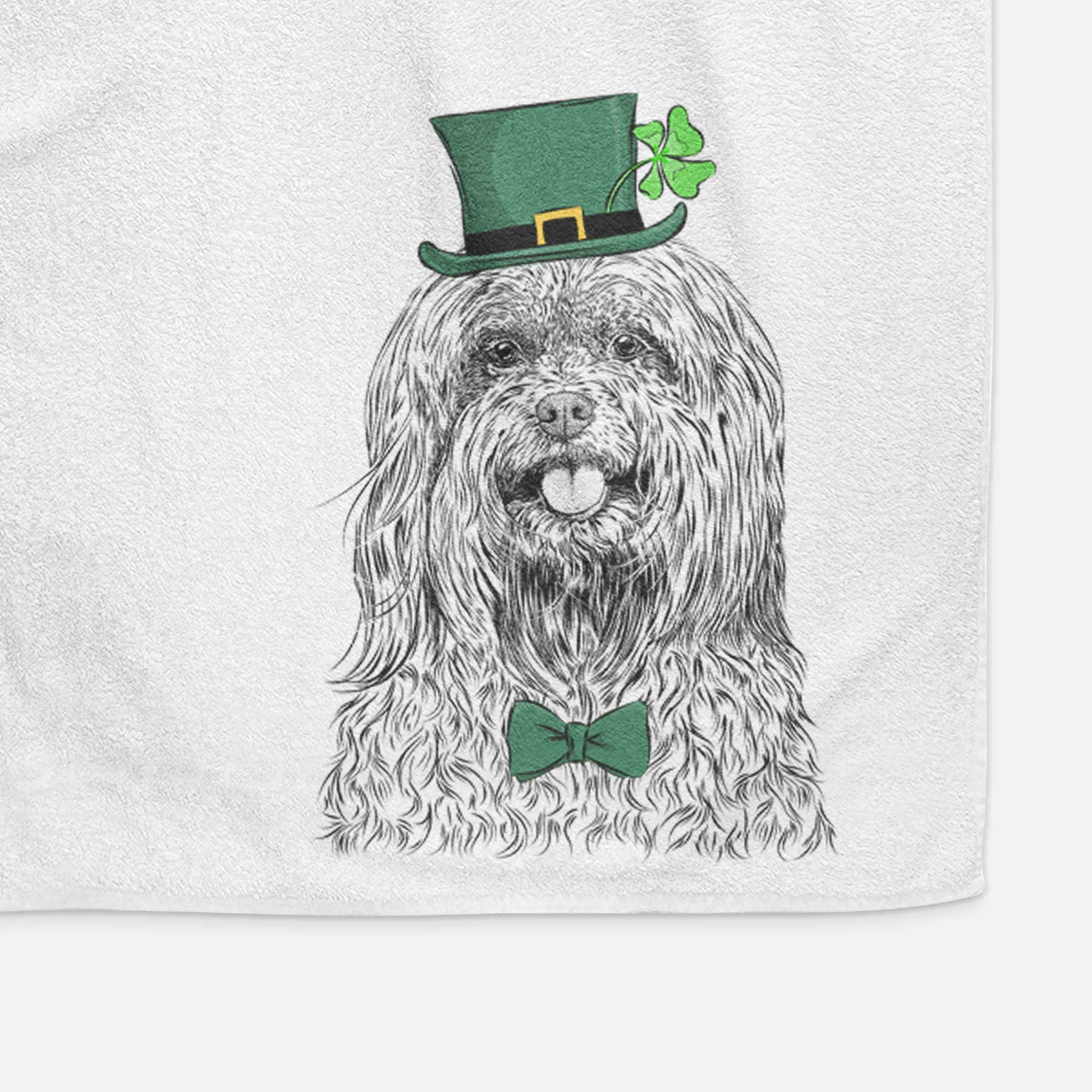 Annie the Mixed Breed Decorative Hand Towel