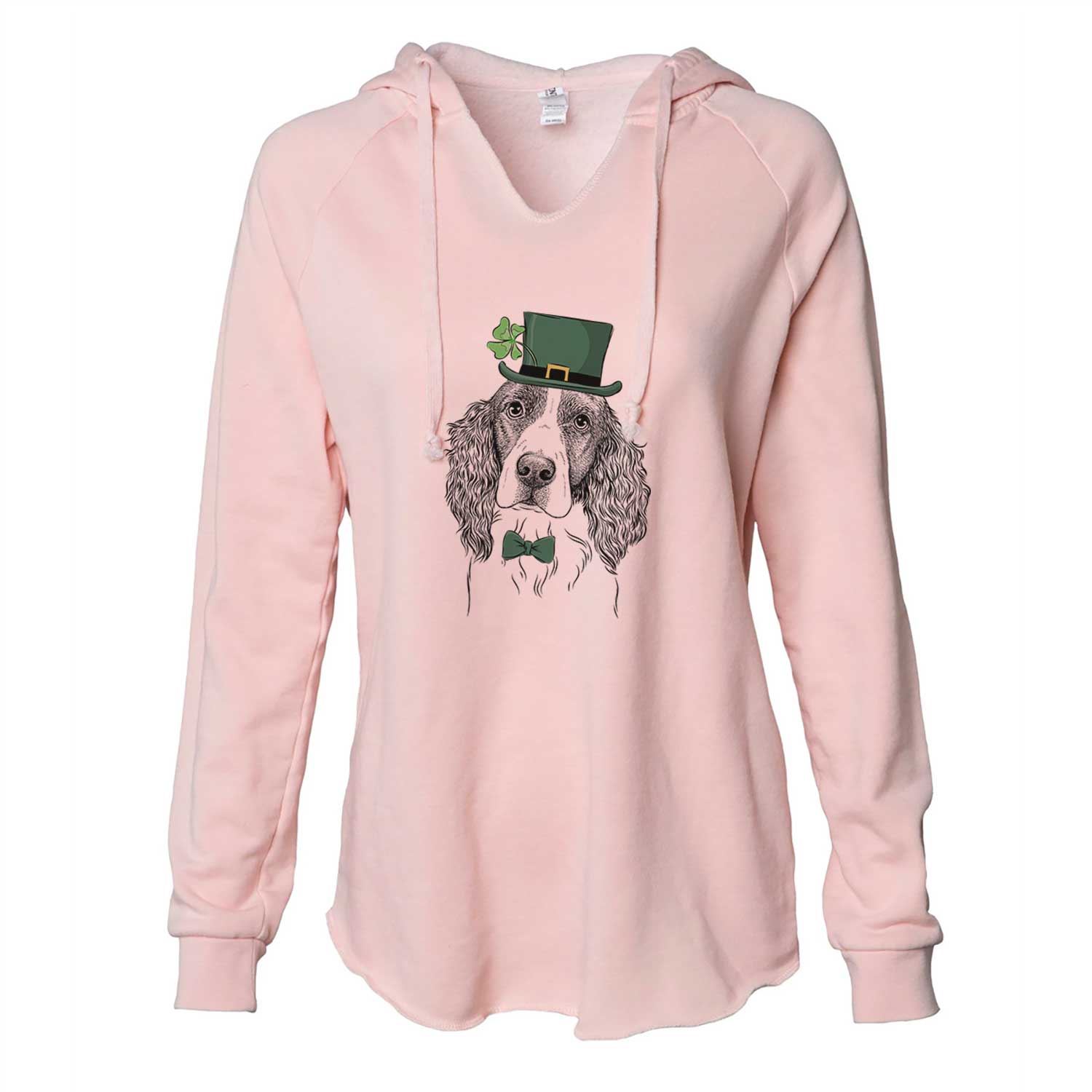 St. Patrick's Annie the English Springer Spaniel - Cali Wave Hooded Sweatshirt