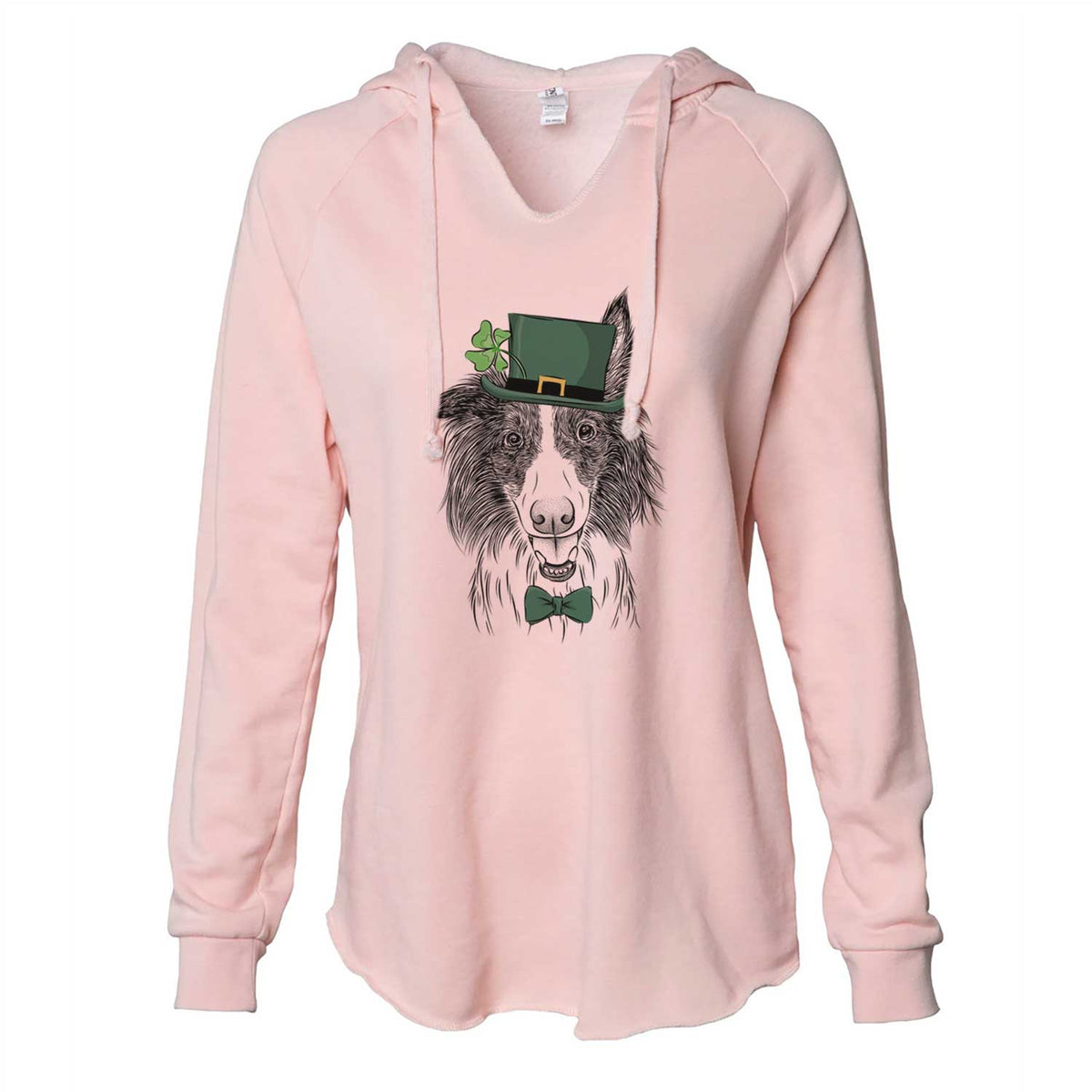 St. Patrick's Archie the Silken Windhound - Cali Wave Hooded Sweatshirt