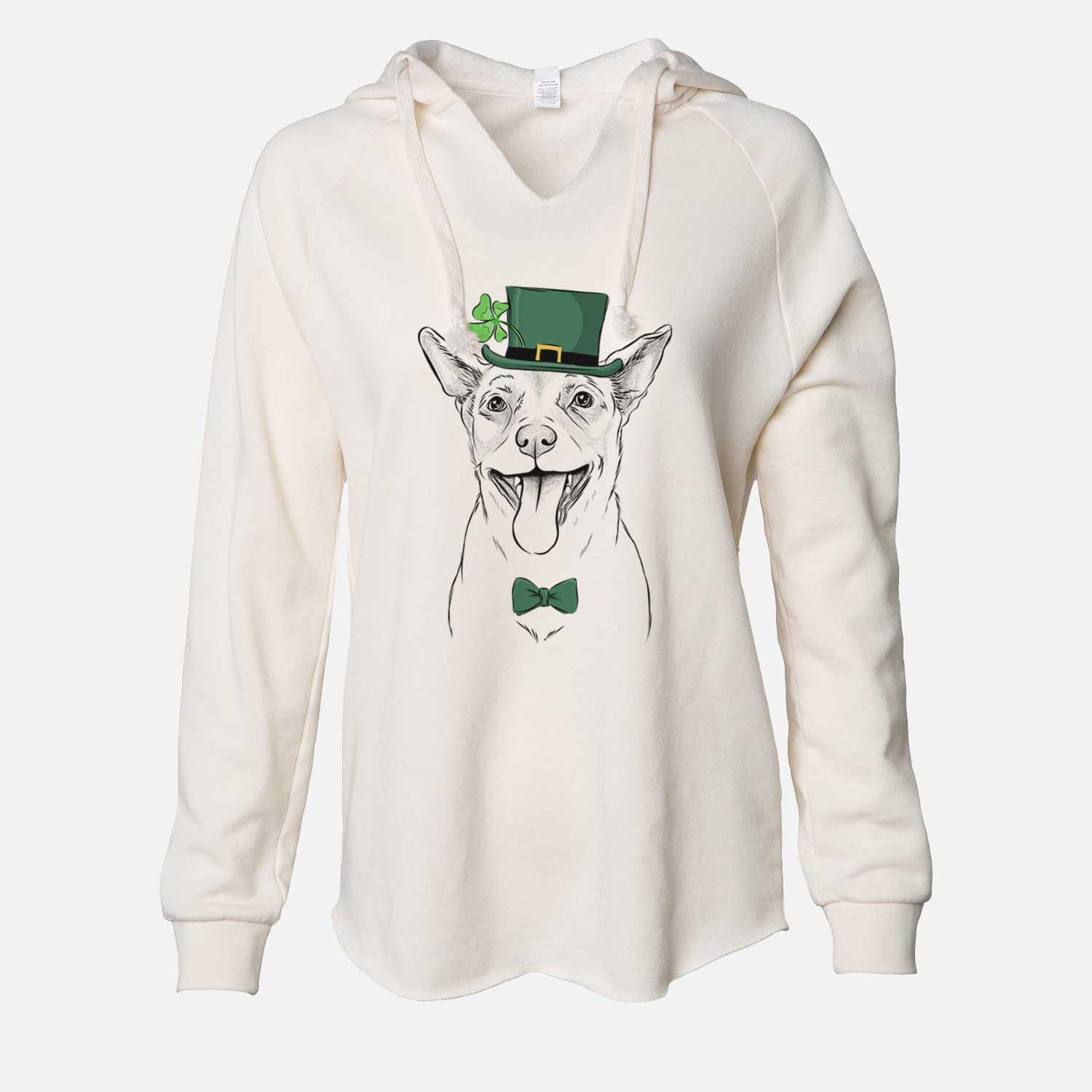 St. Patrick's Archie the Chihuahua Mix - Cali Wave Hooded Sweatshirt