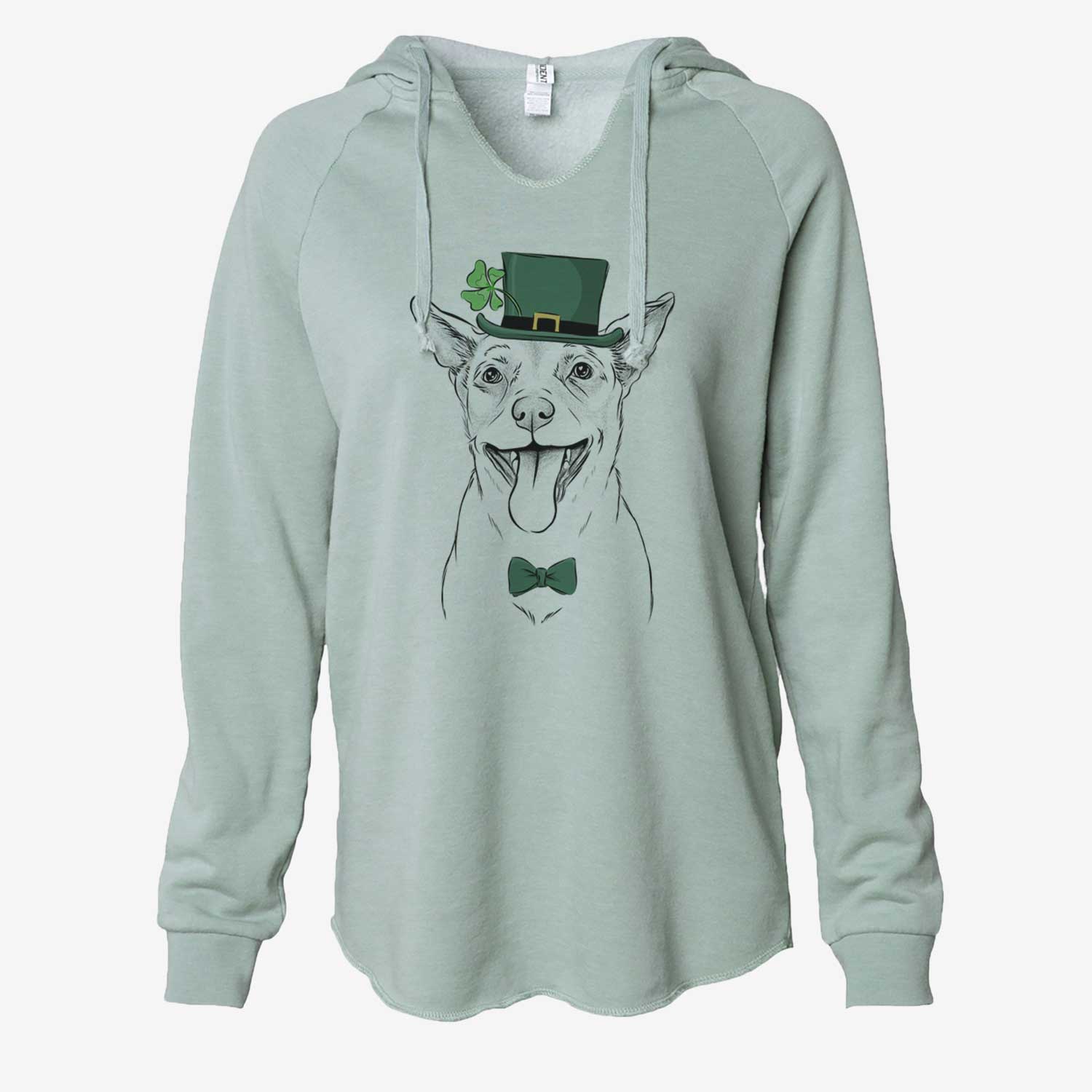 St. Patrick's Archie the Chihuahua Mix - Cali Wave Hooded Sweatshirt