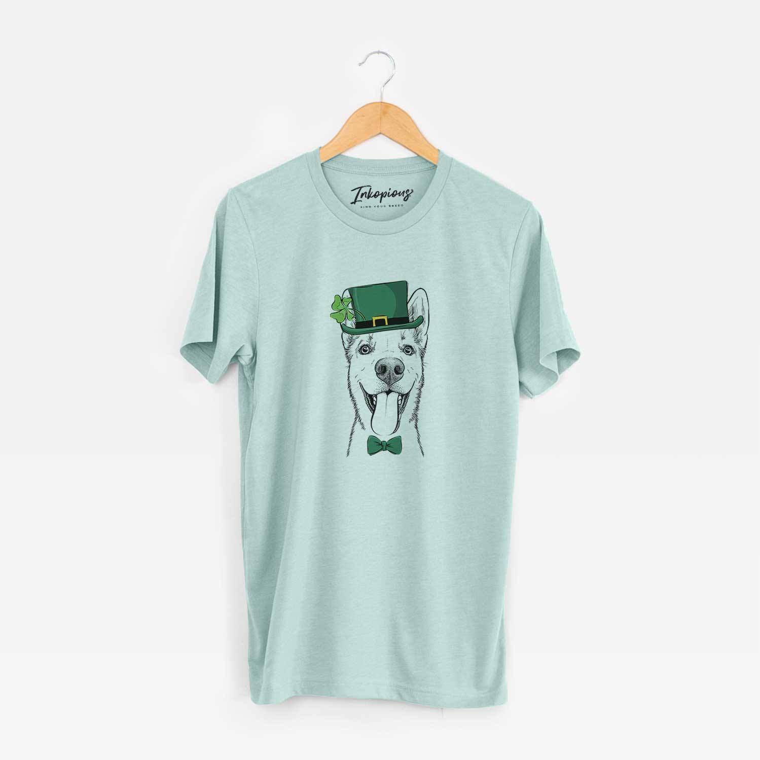 St. Patrick's Arlo the Husky Shepherd Mix - Unisex Crewneck