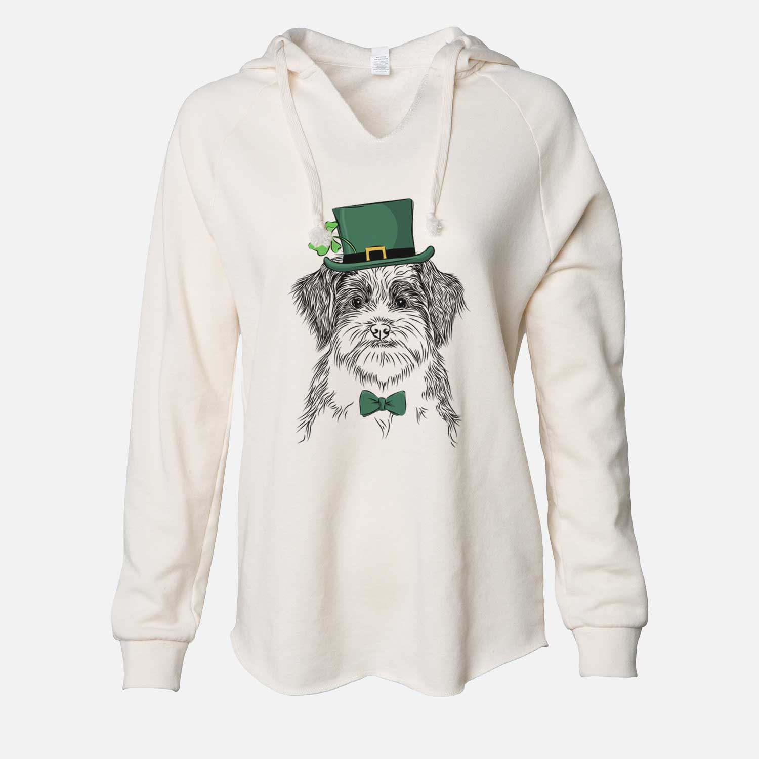 St. Patrick's Asa the Havanese - Cali Wave Hooded Sweatshirt