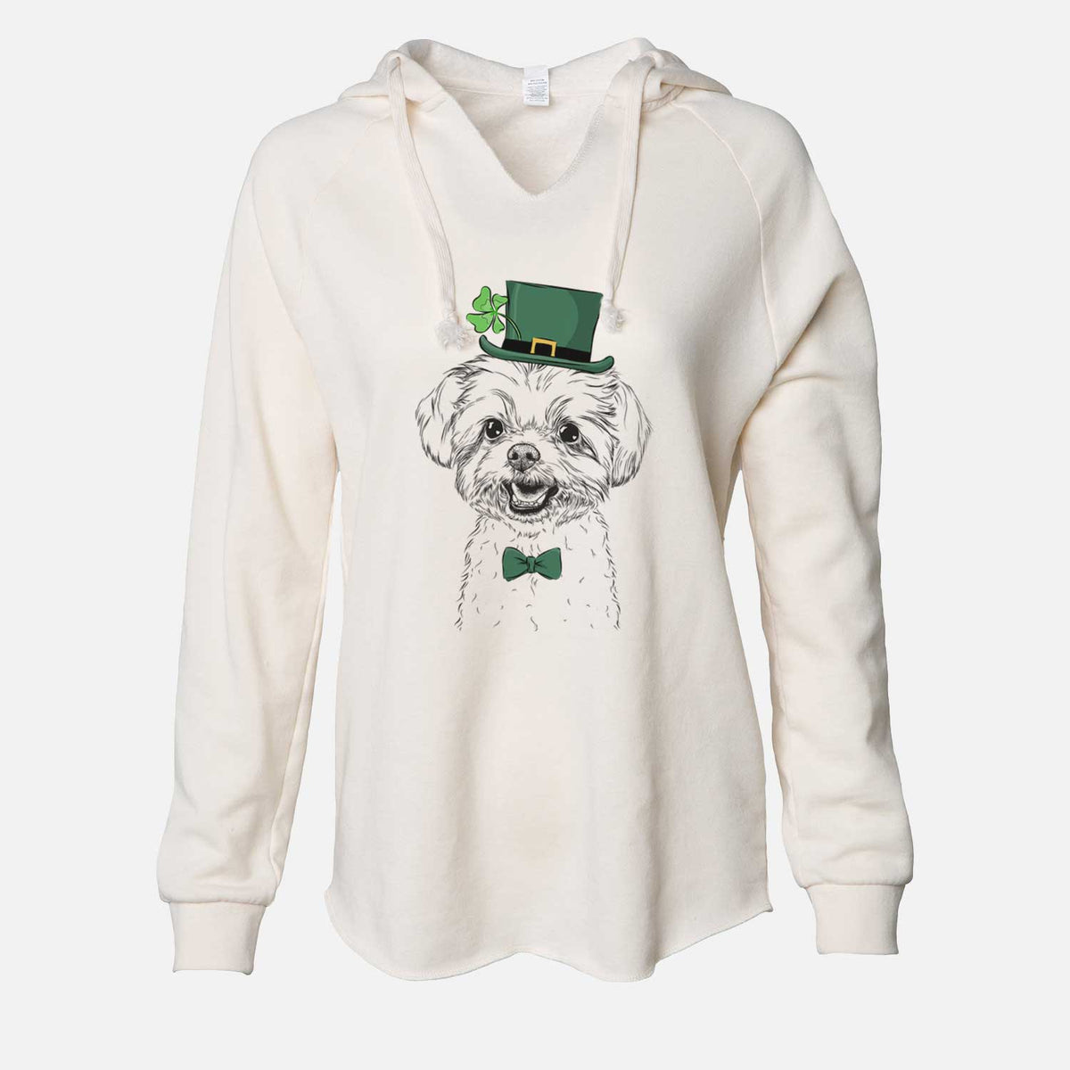 St. Patrick's Aspen the Morkie - Cali Wave Hooded Sweatshirt