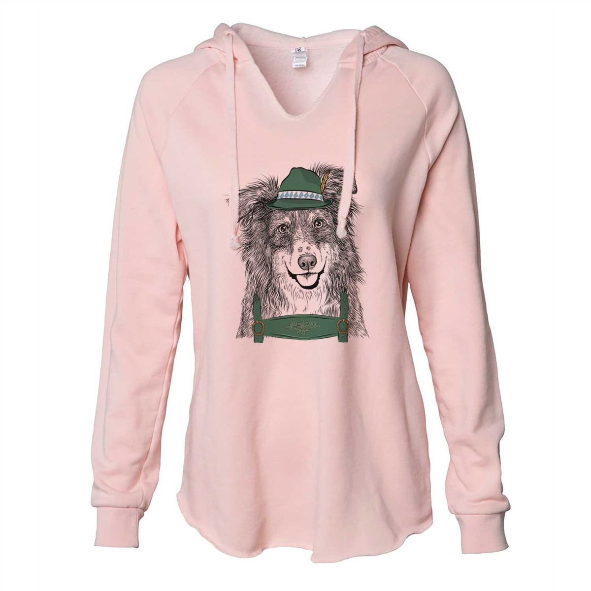 St. Patrick's Aushe the Australian Shepherd - Cali Wave Hooded Sweatshirt