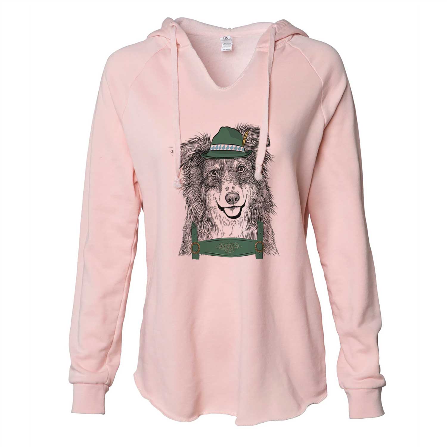 St. Patrick's Aushe the Australian Shepherd - Cali Wave Hooded Sweatshirt