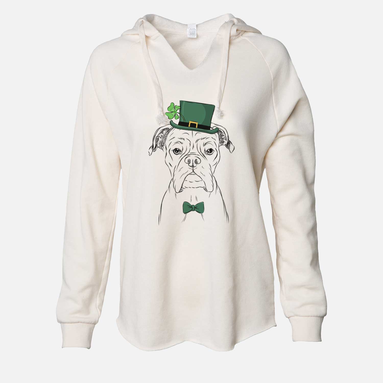 St. Patrick's Axel the Boxer - Cali Wave Hooded Sweatshirt