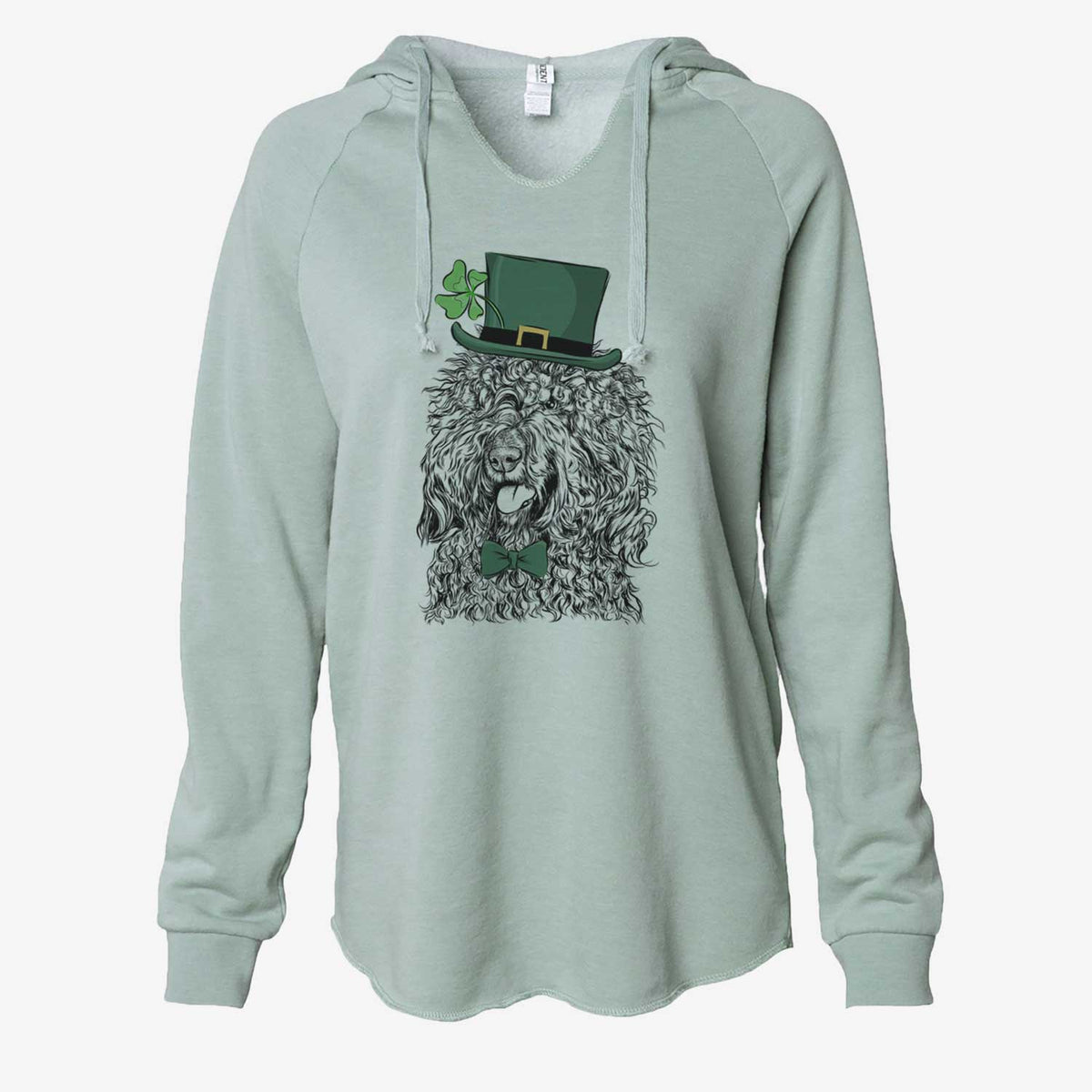 St. Patrick's Babs the Barbet - Cali Wave Hooded Sweatshirt