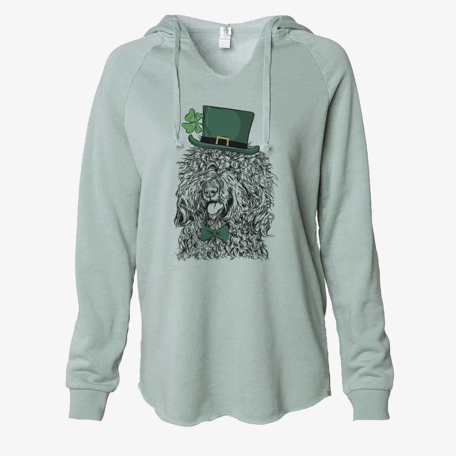 St. Patrick's Babs the Barbet - Cali Wave Hooded Sweatshirt