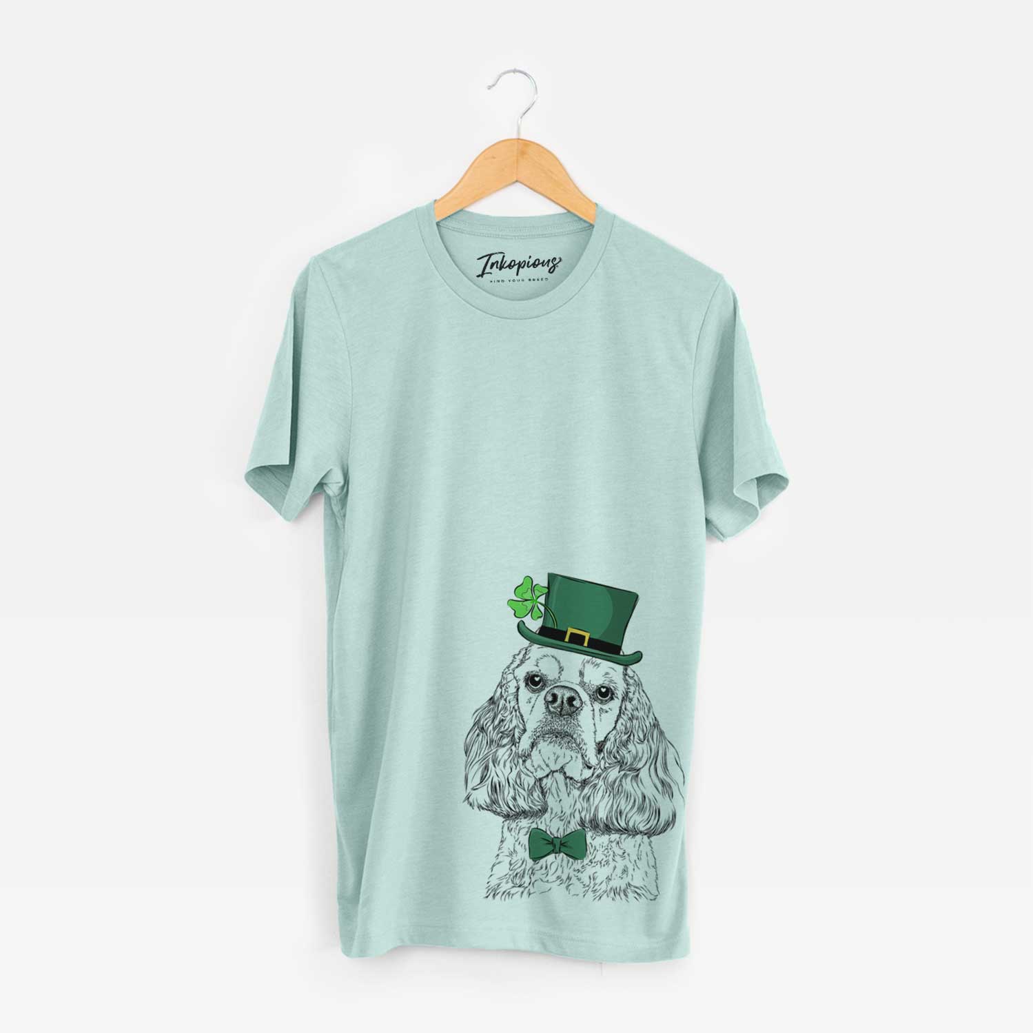 St. Patrick's Bailey the American Cocker Spaniel - Unisex Crewneck