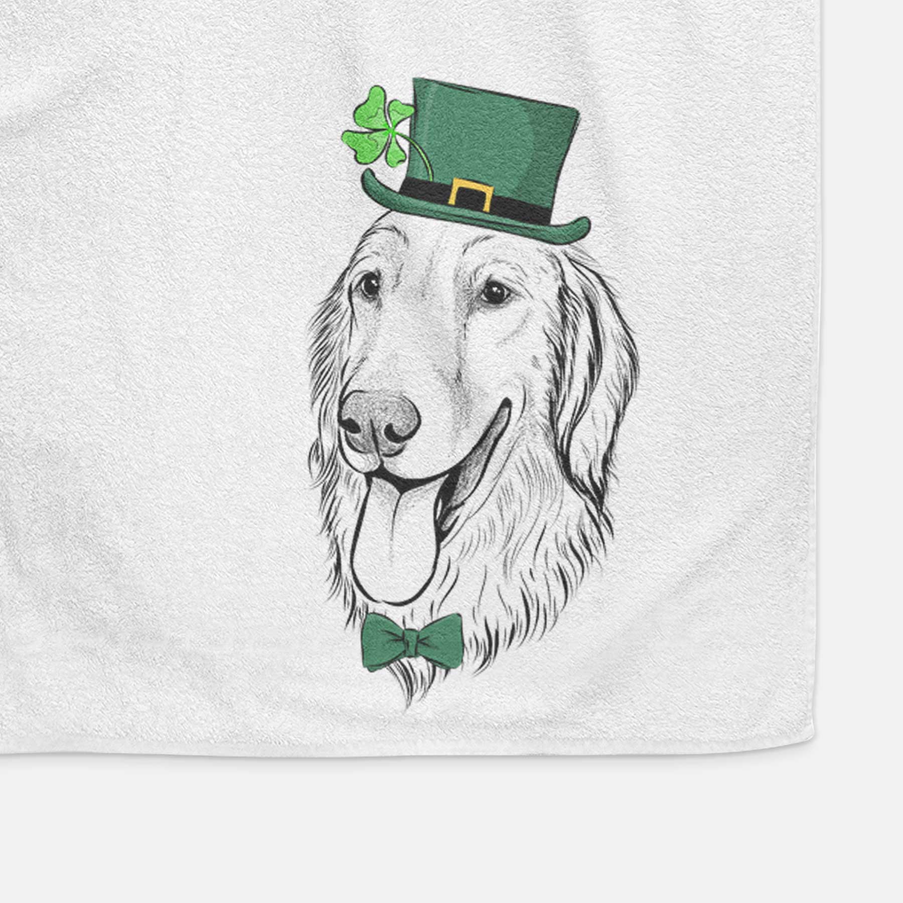 Bailey the Golden Retriever Decorative Hand Towel