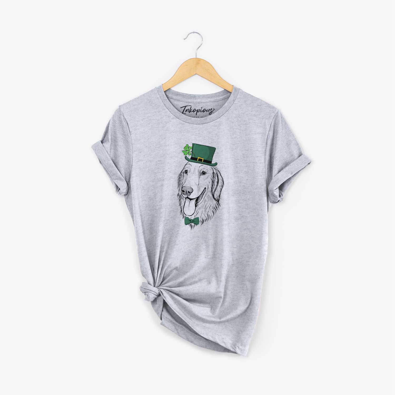 St. Patrick's Bailey the Golden Retriever - Unisex Crewneck