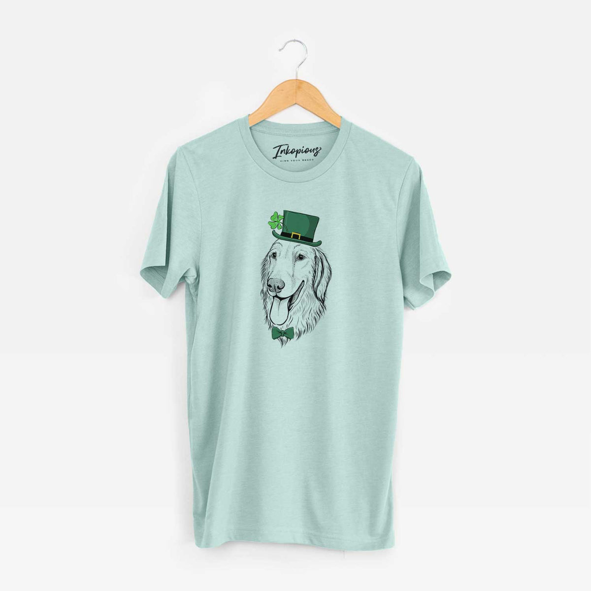 St. Patrick's Bailey the Golden Retriever - Unisex Crewneck
