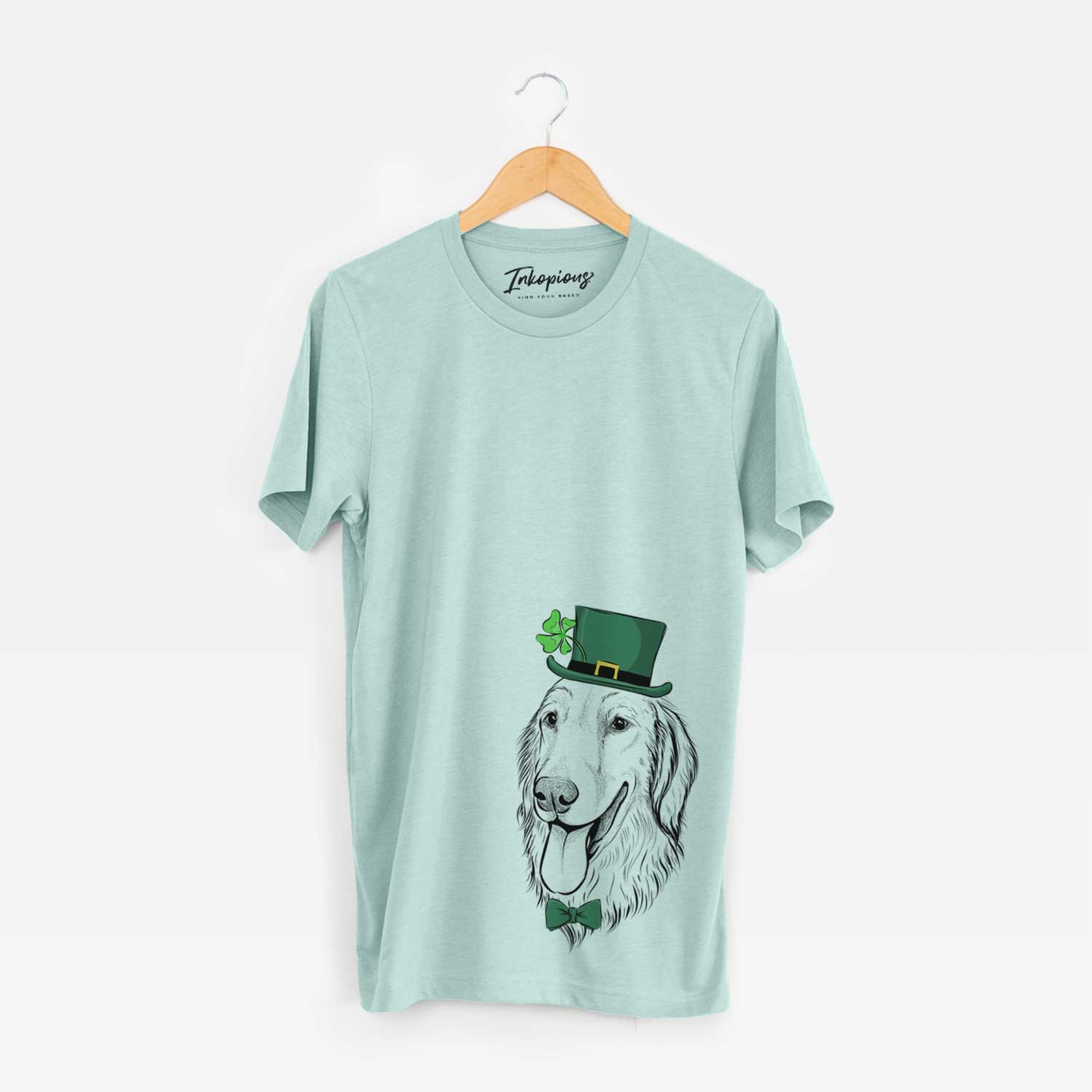 St. Patrick's Bailey the Golden Retriever - Unisex Crewneck