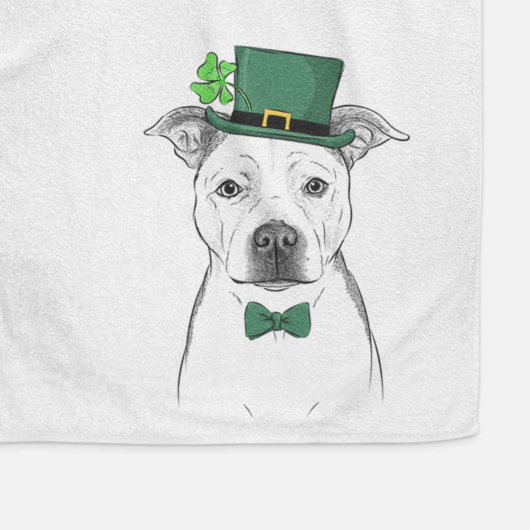 Bailey the Pitbull Decorative Hand Towel