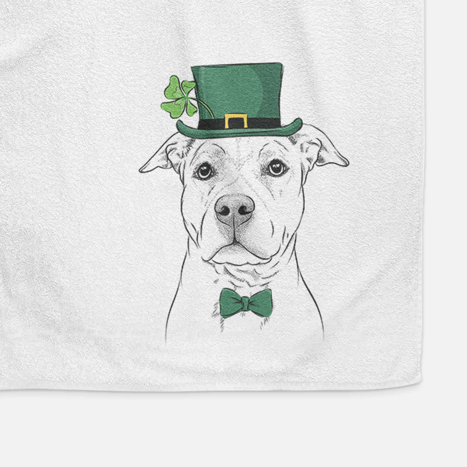 Bailey the American Staffordshire Terrier Decorative Hand Towel