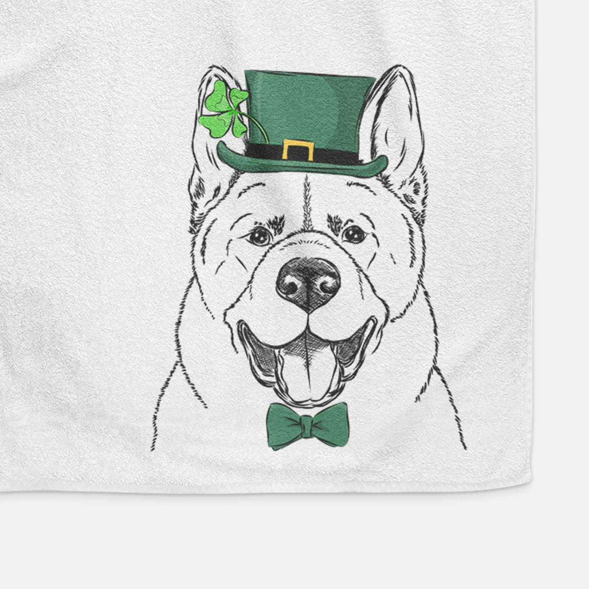 Baku the Akita Decorative Hand Towel