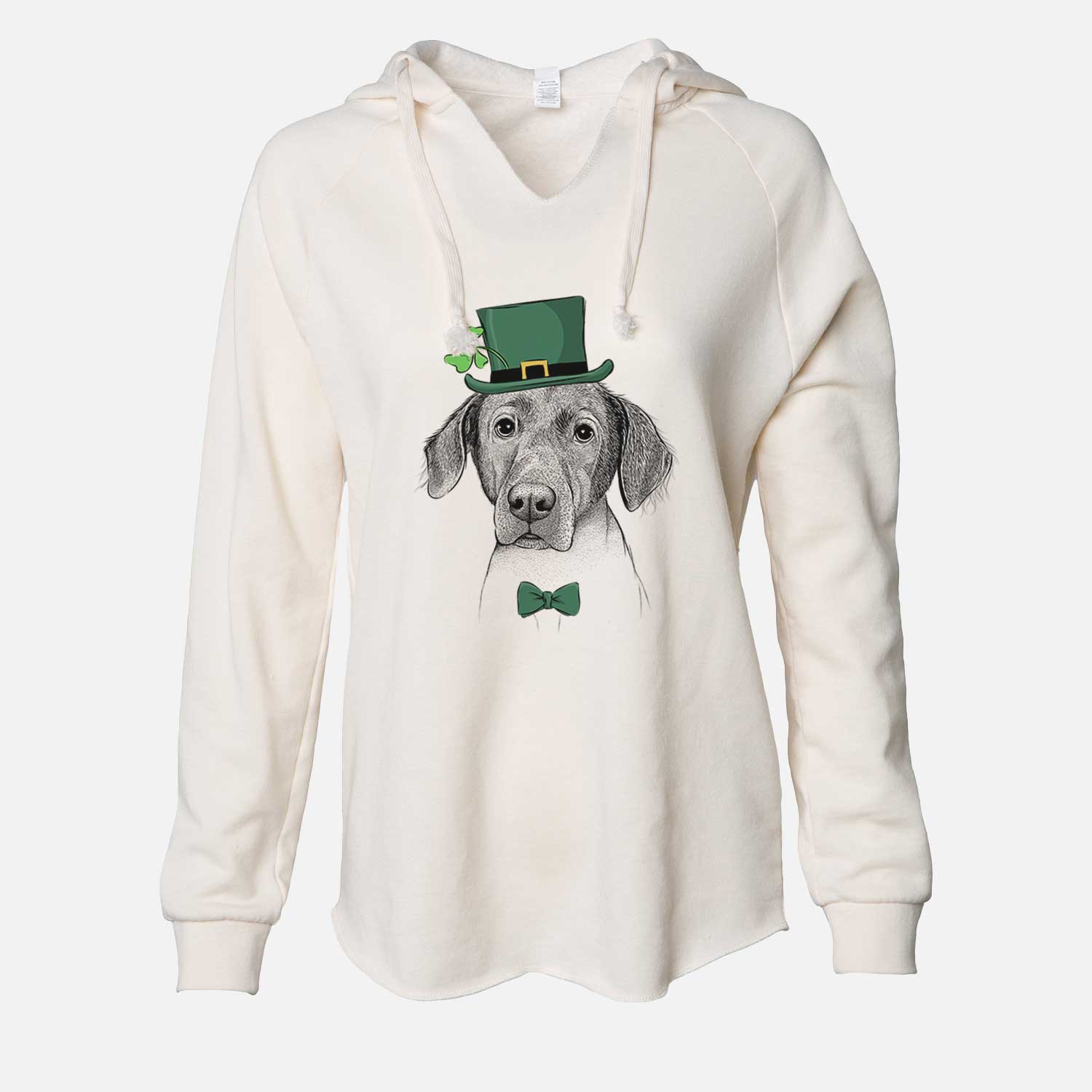 St. Patrick's Baldwin the Mixed Breed - Cali Wave Hooded Sweatshirt