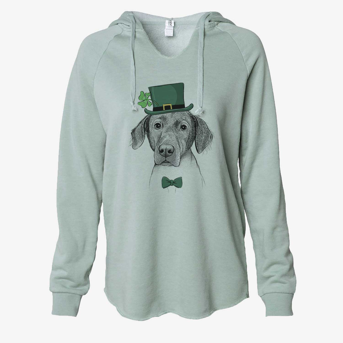 St. Patrick's Baldwin the Mixed Breed - Cali Wave Hooded Sweatshirt