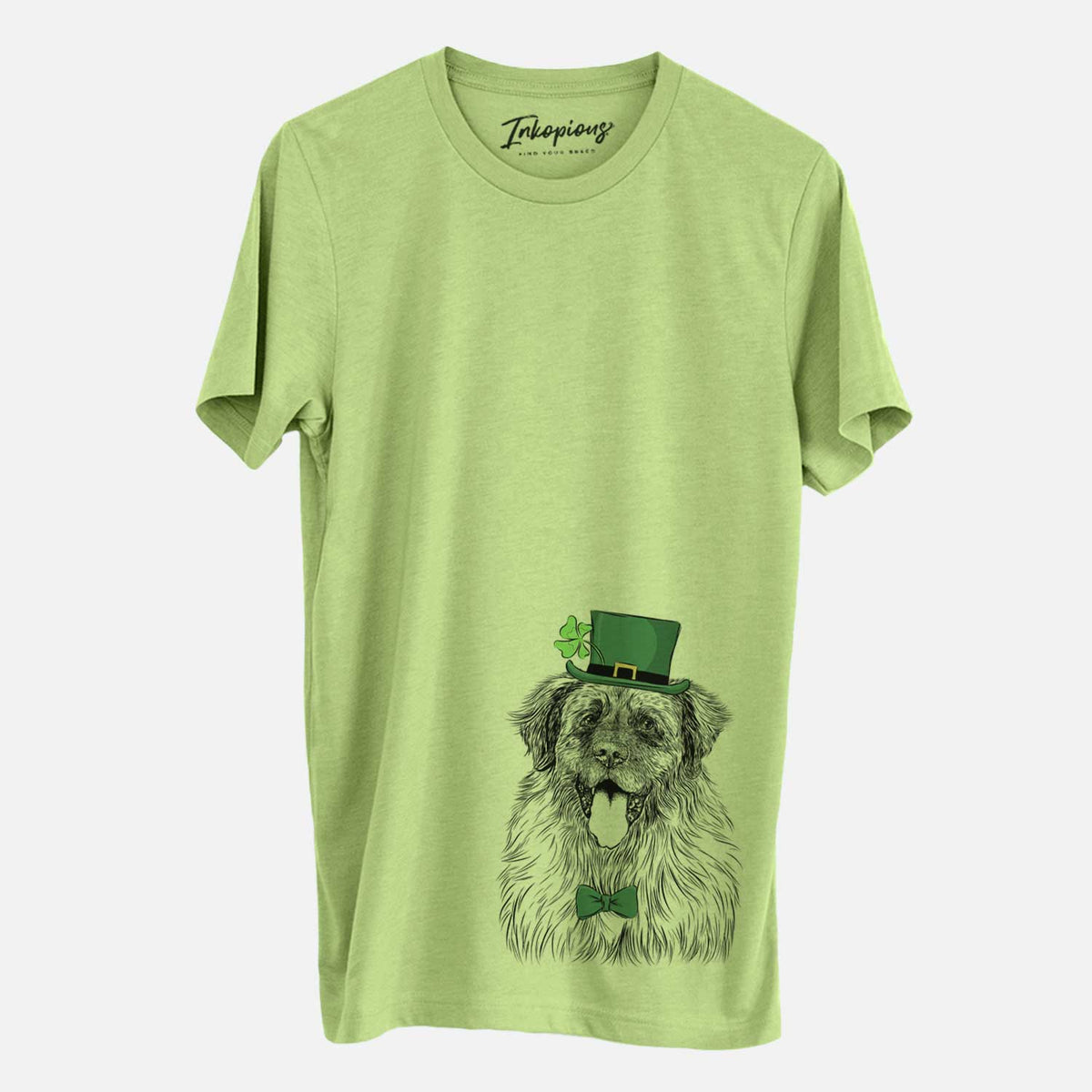 St. Patrick's Bamboo the Leonberger - Unisex Crewneck