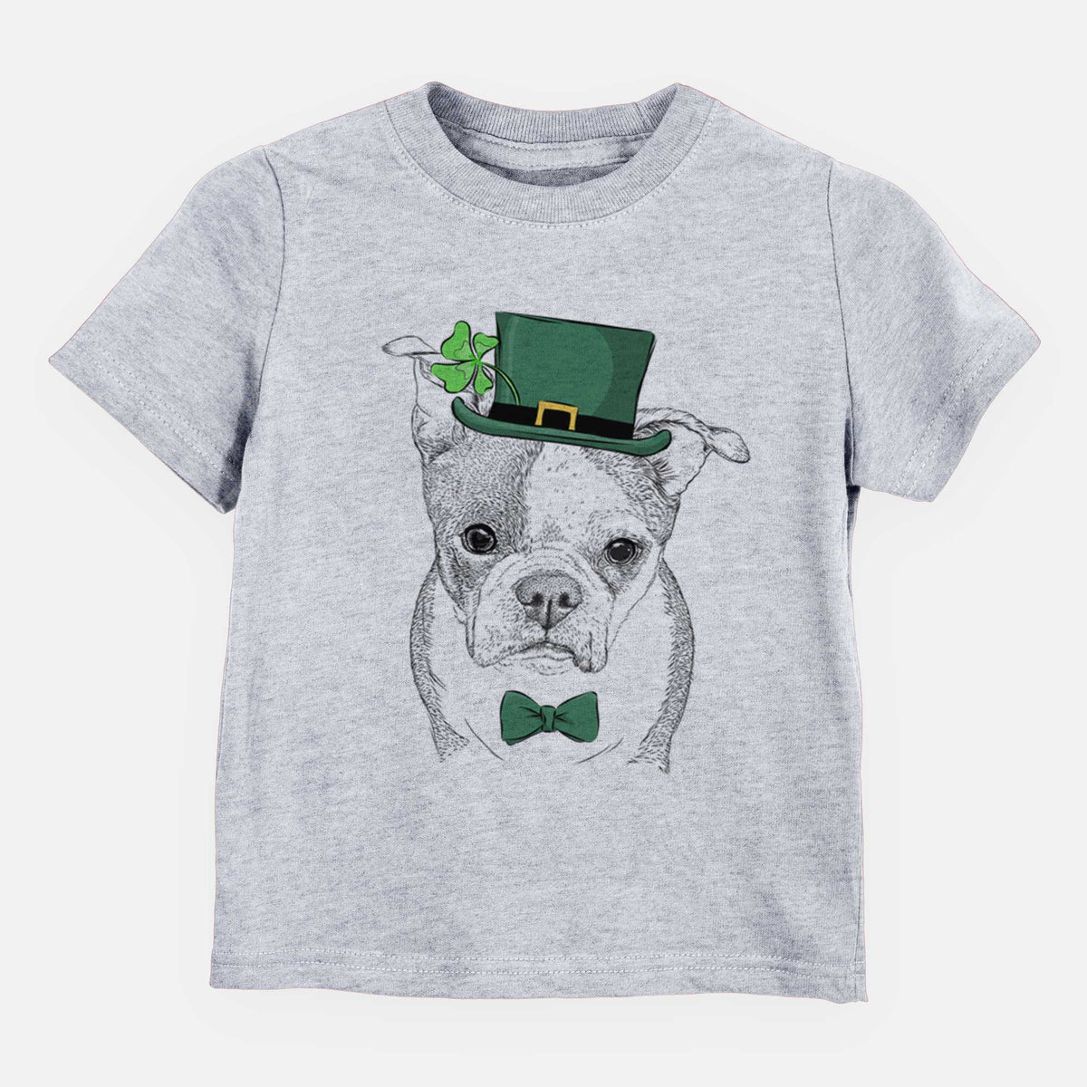 St. Patricks Bandit the Boston Terrier - Kids/Youth/Toddler Shirt