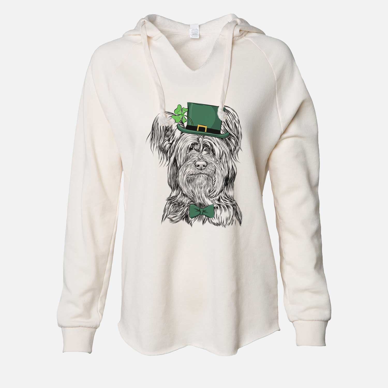 St. Patrick's Bandit the Skye Terrier - Cali Wave Hooded Sweatshirt