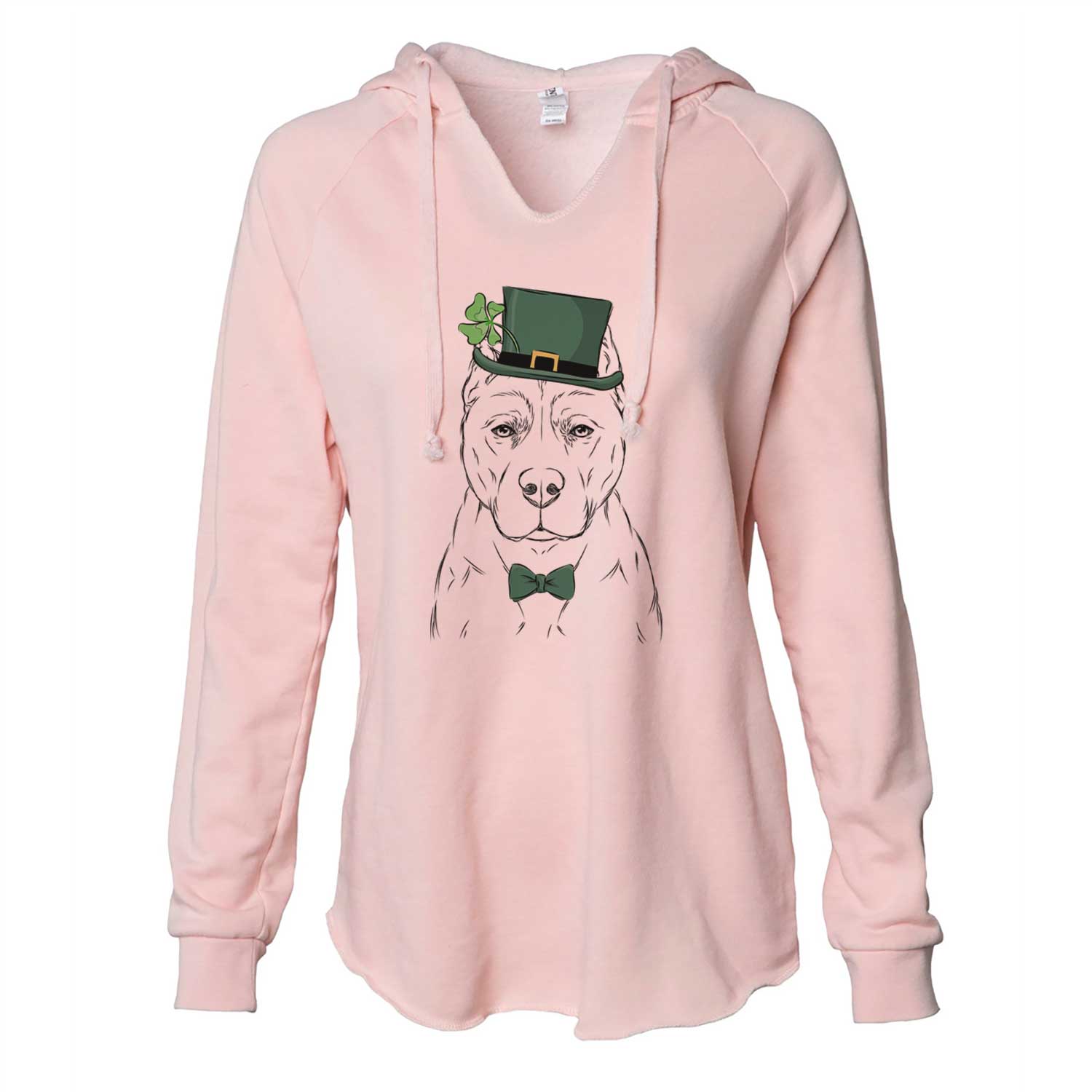 St. Patrick's Bane the Pitbull Mix - Cali Wave Hooded Sweatshirt