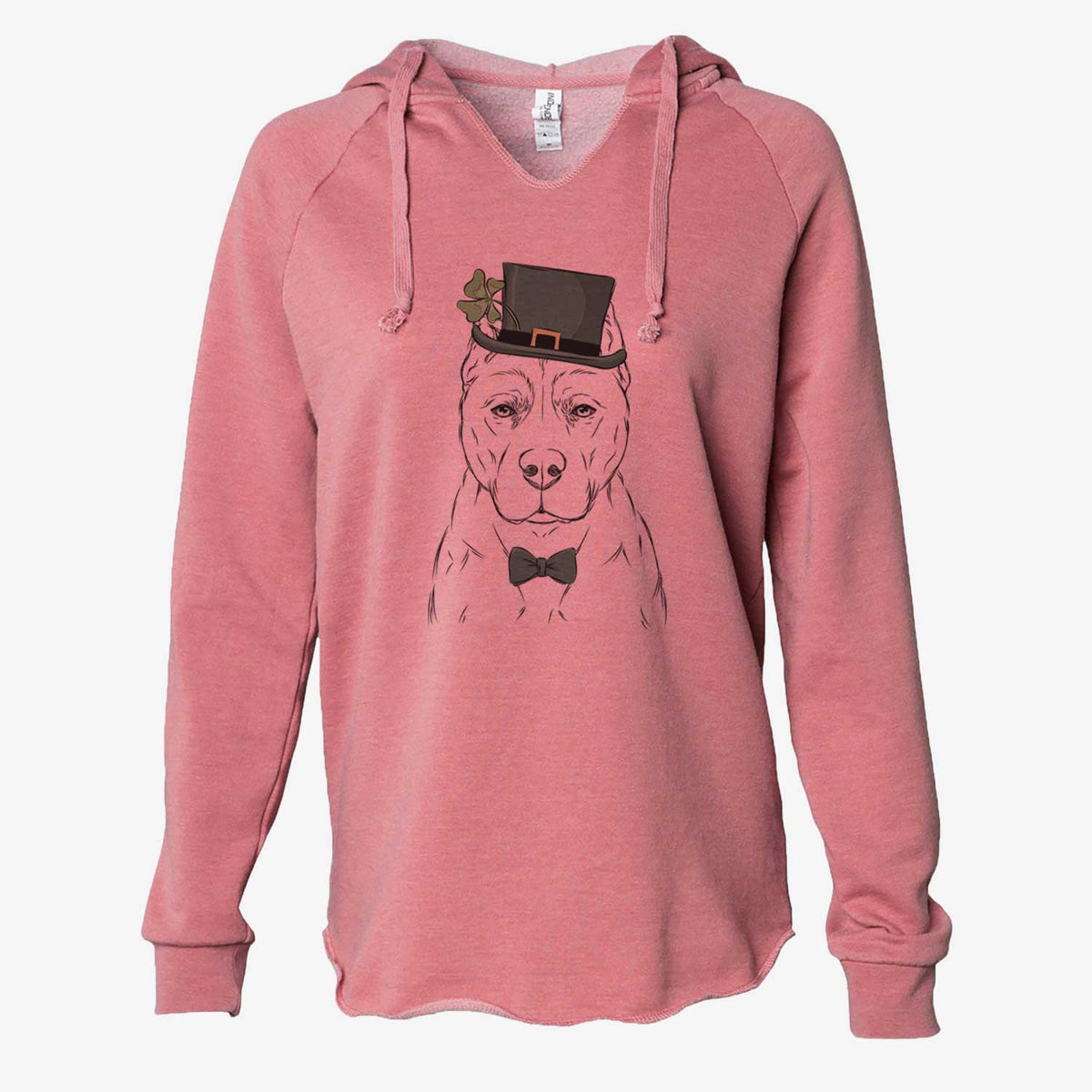 St. Patrick's Bane the Pitbull Mix - Cali Wave Hooded Sweatshirt