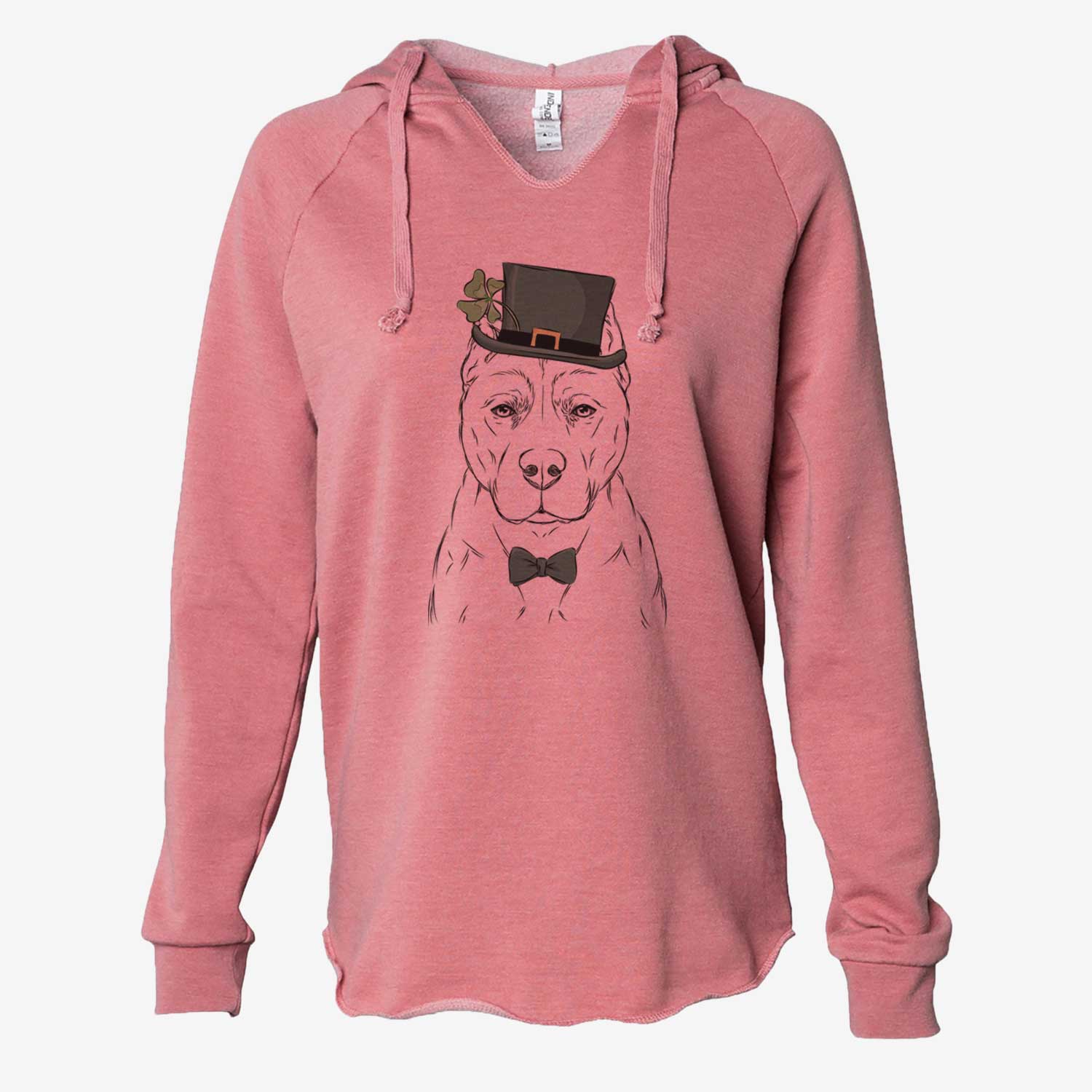 St. Patrick's Bane the Pitbull Mix - Cali Wave Hooded Sweatshirt