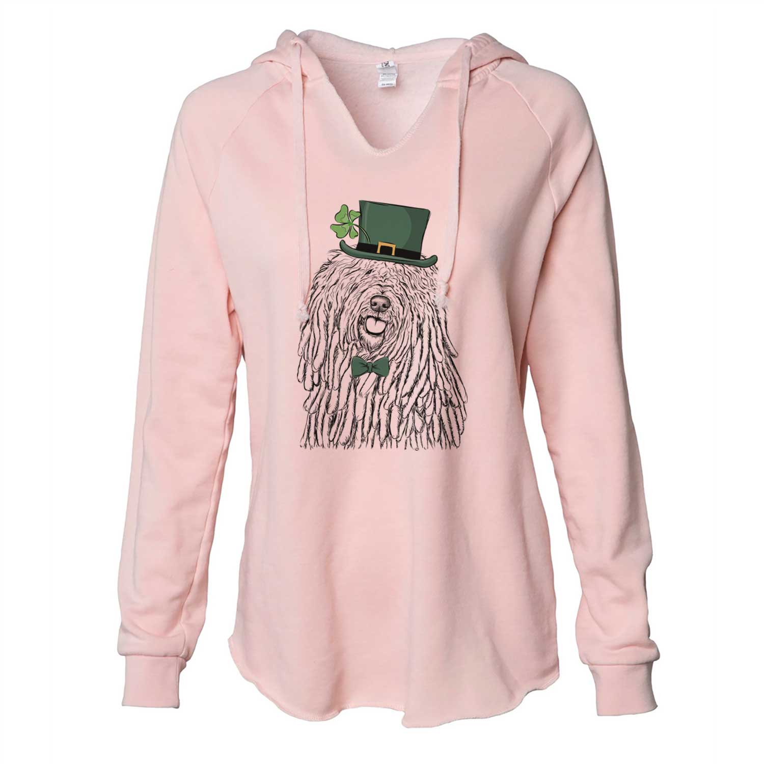 St. Patrick's Barry the Komondor - Cali Wave Hooded Sweatshirt