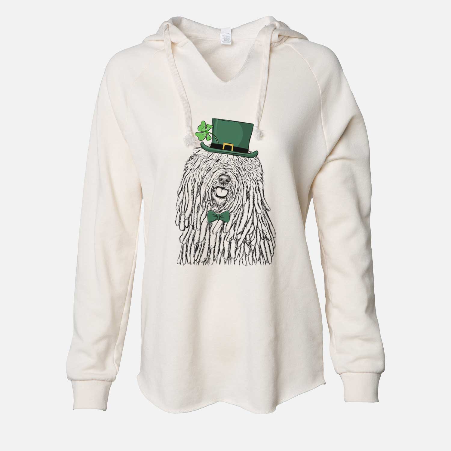 St. Patrick's Barry the Komondor - Cali Wave Hooded Sweatshirt