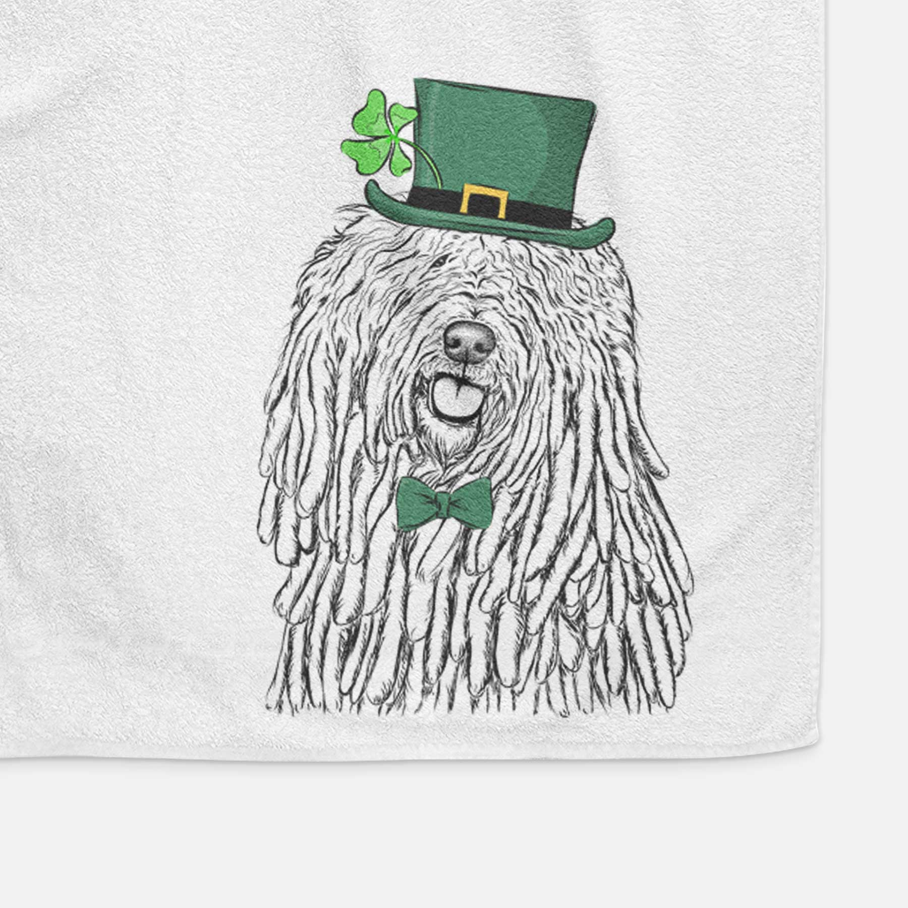 Barry the Komondor Decorative Hand Towel