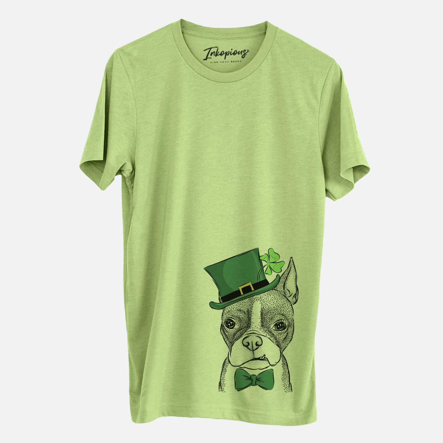 St. Patrick's Bean the Boston Terrier - Unisex Crewneck