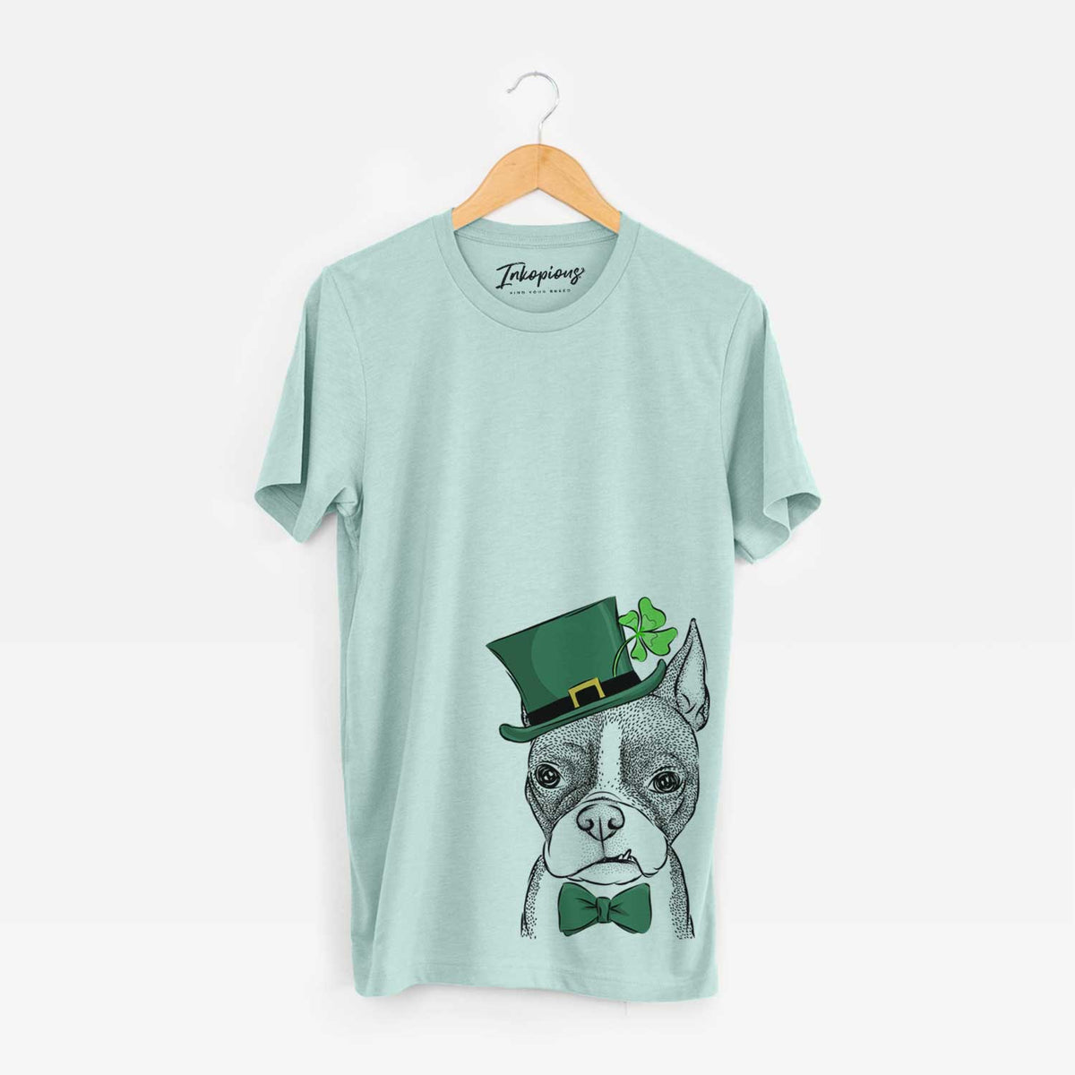 St. Patrick's Bean the Boston Terrier - Unisex Crewneck