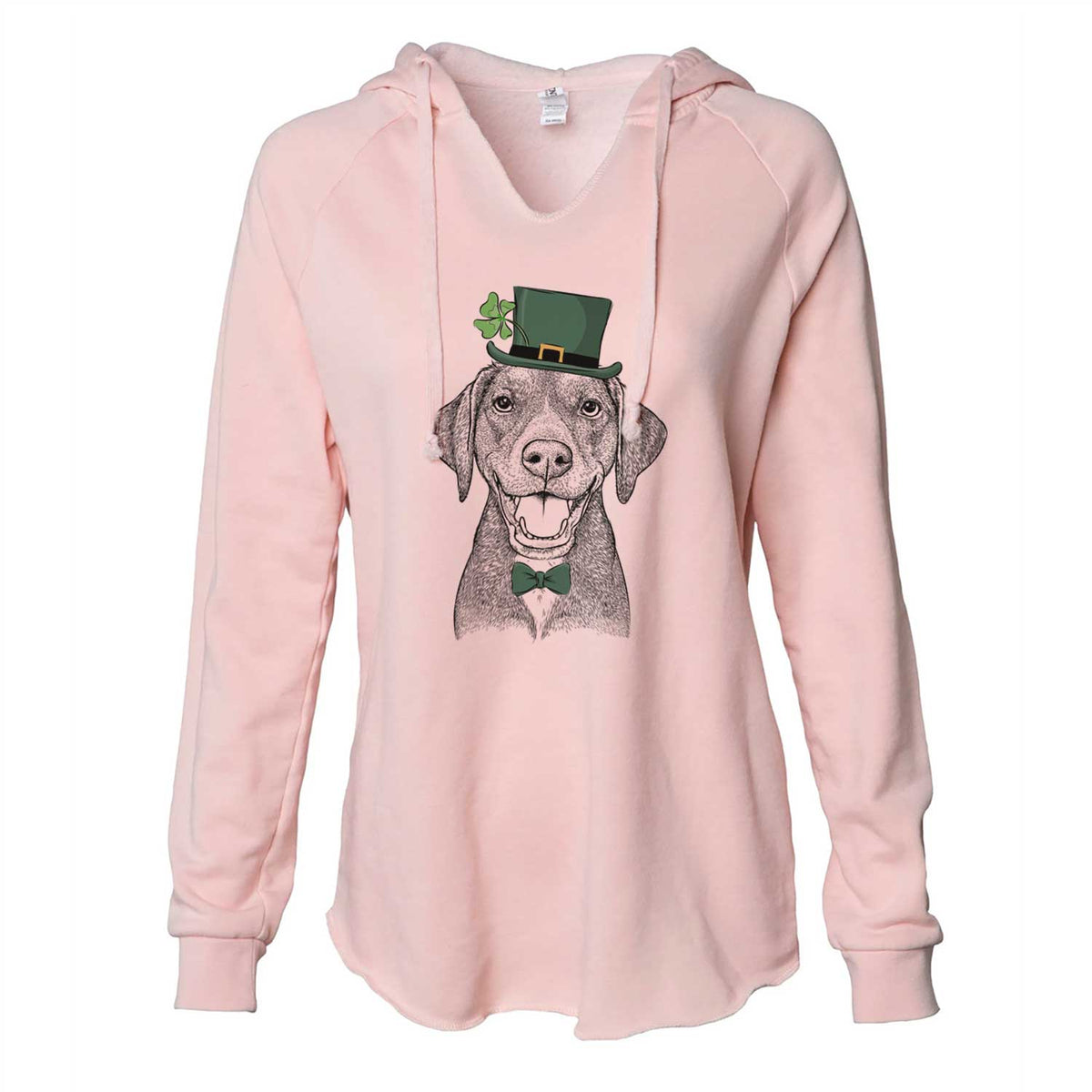 St. Patrick's Beaver the Hound Mix - Cali Wave Hooded Sweatshirt