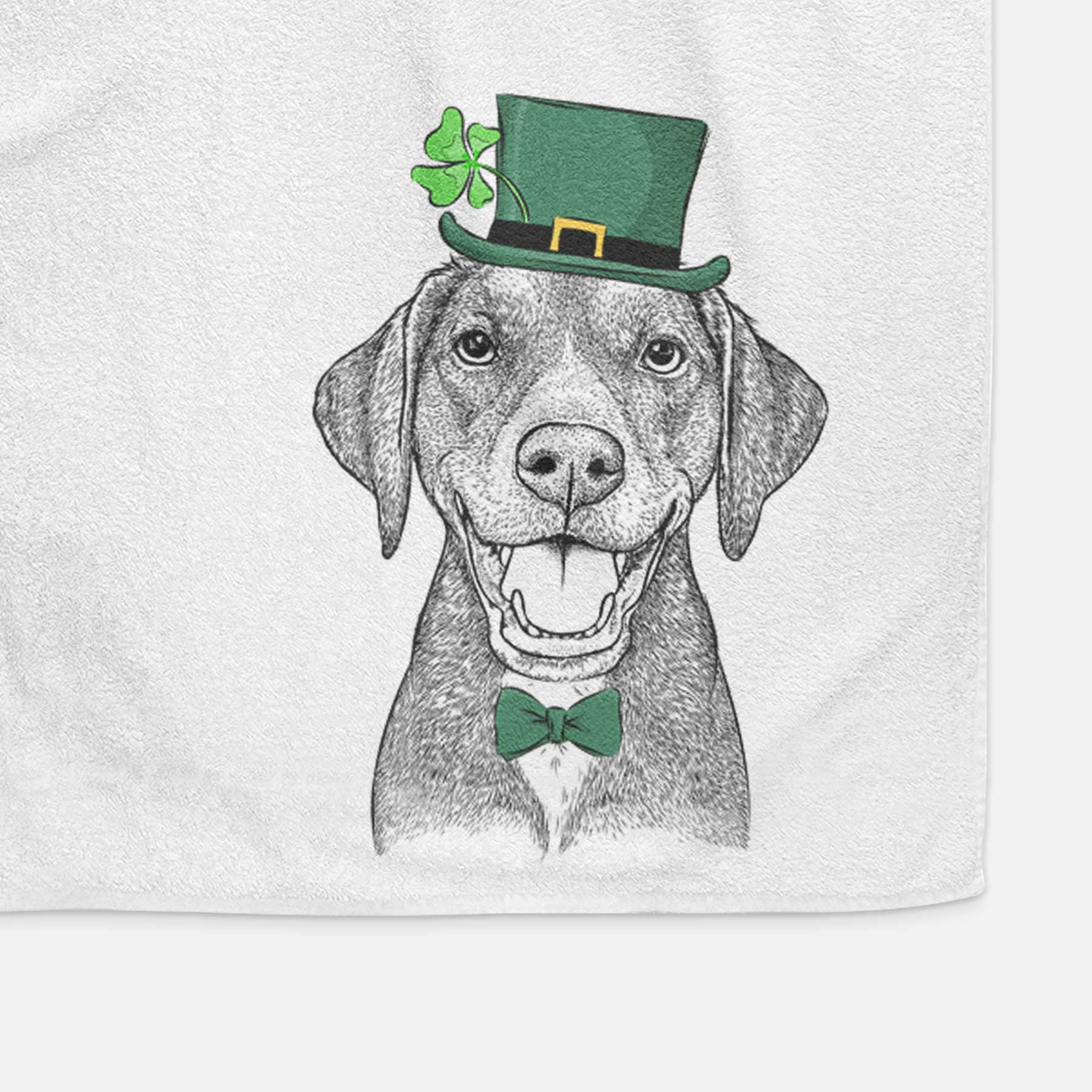 Beaver the Hound Mix Decorative Hand Towel