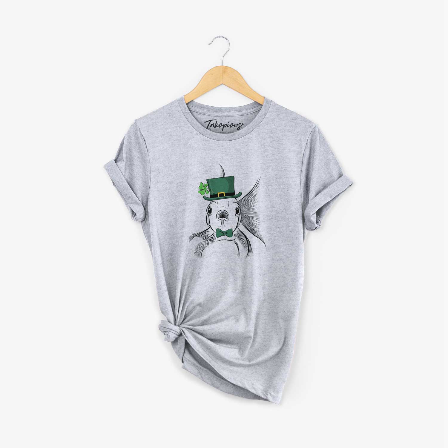 St. Patrick's Beefcake the Goldfish - Unisex Crewneck