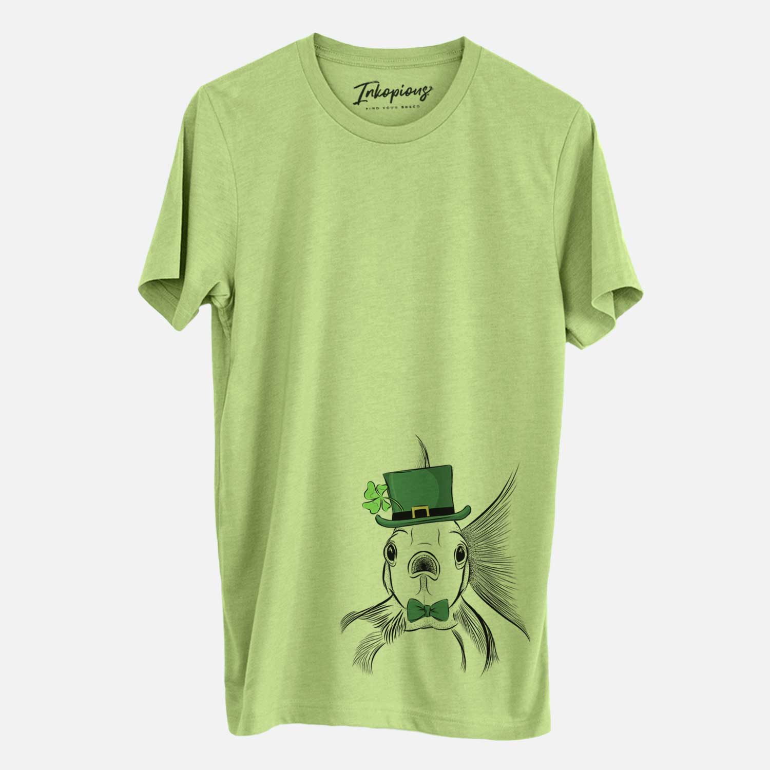 St. Patrick's Beefcake the Goldfish - Unisex Crewneck