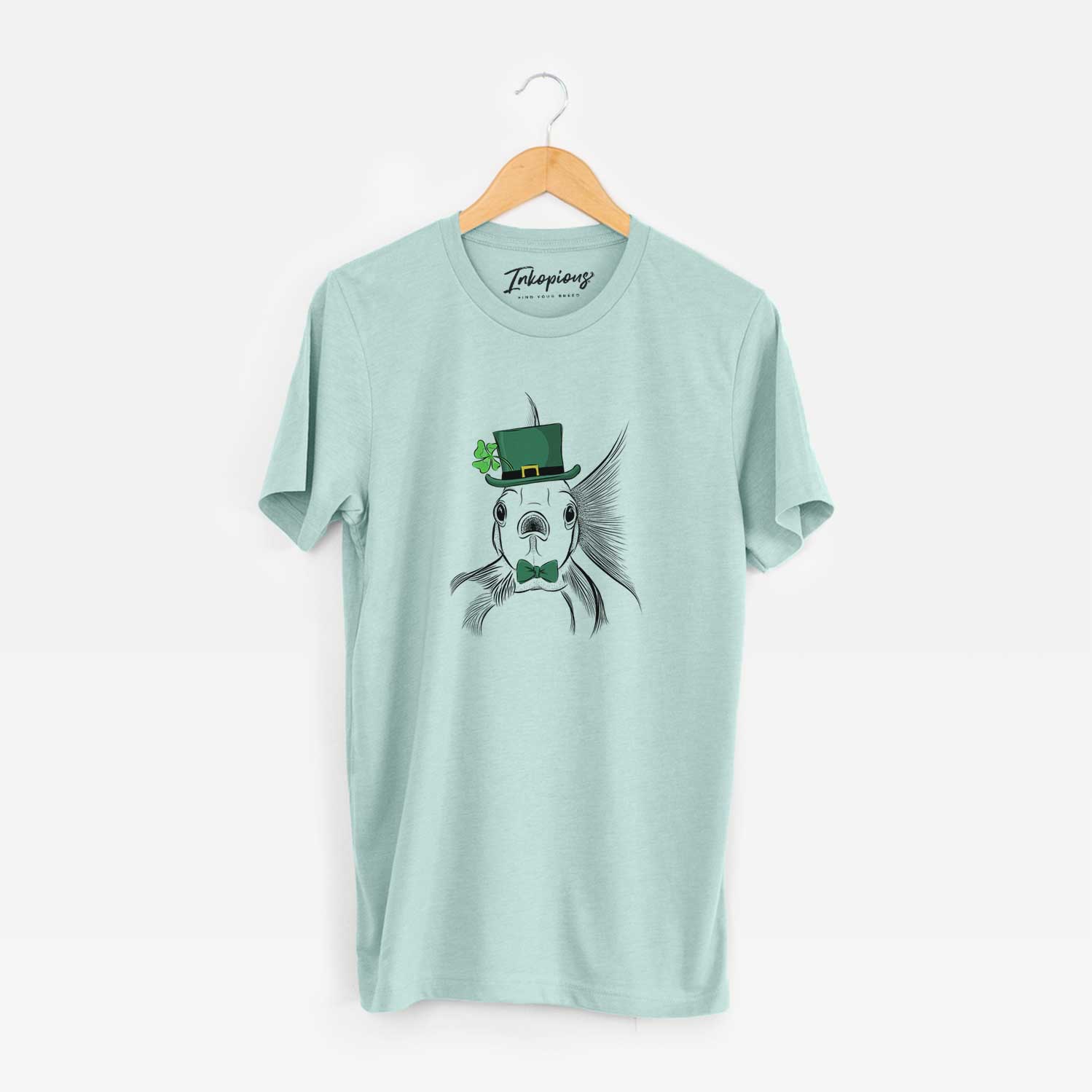 St. Patrick's Beefcake the Goldfish - Unisex Crewneck