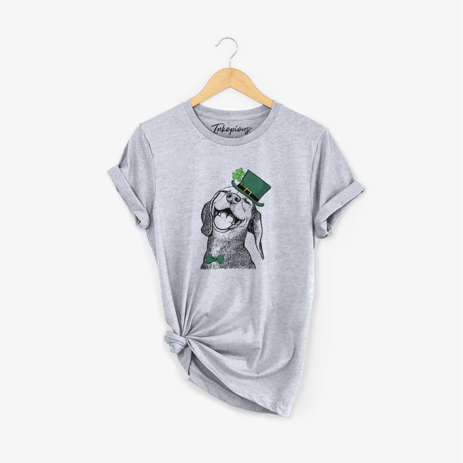 St. Patrick's Belle the Hound Mix - Unisex Crewneck