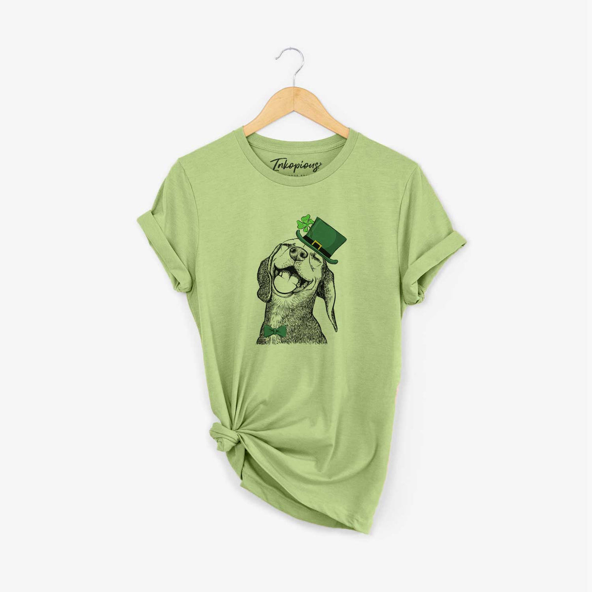 St. Patrick&#39;s Belle the Hound Mix - Unisex Crewneck