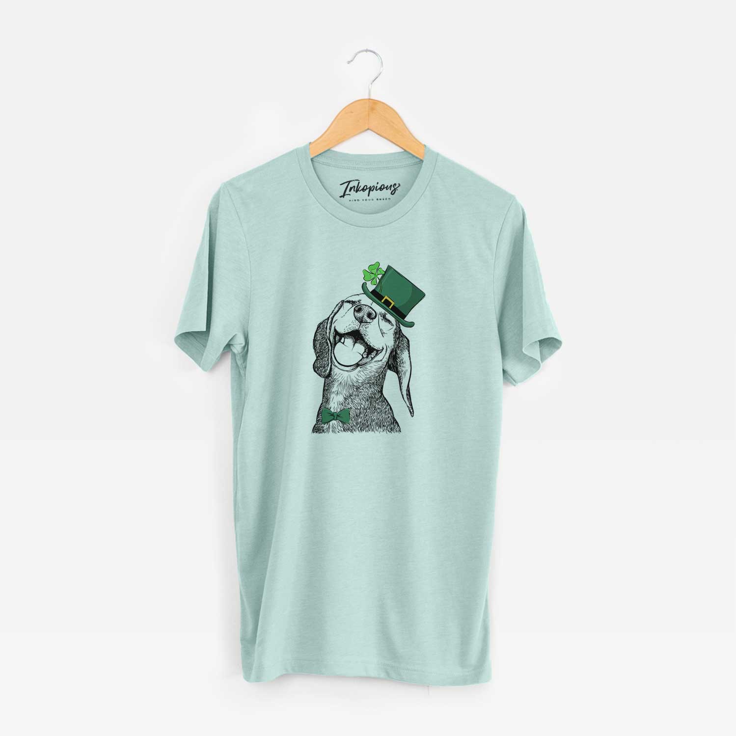 St. Patrick's Belle the Hound Mix - Unisex Crewneck